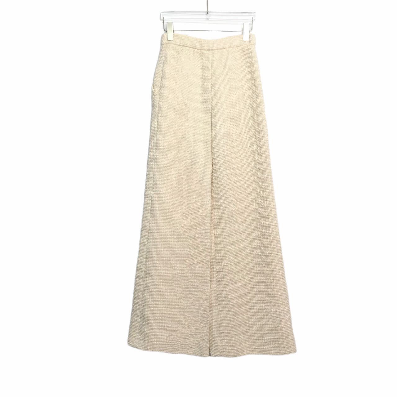 Chanel Chanel Solid Silk Crepe Button Casual Pants K26WX Size 26" / US 2 / IT 38 - 2 Thumbnail
