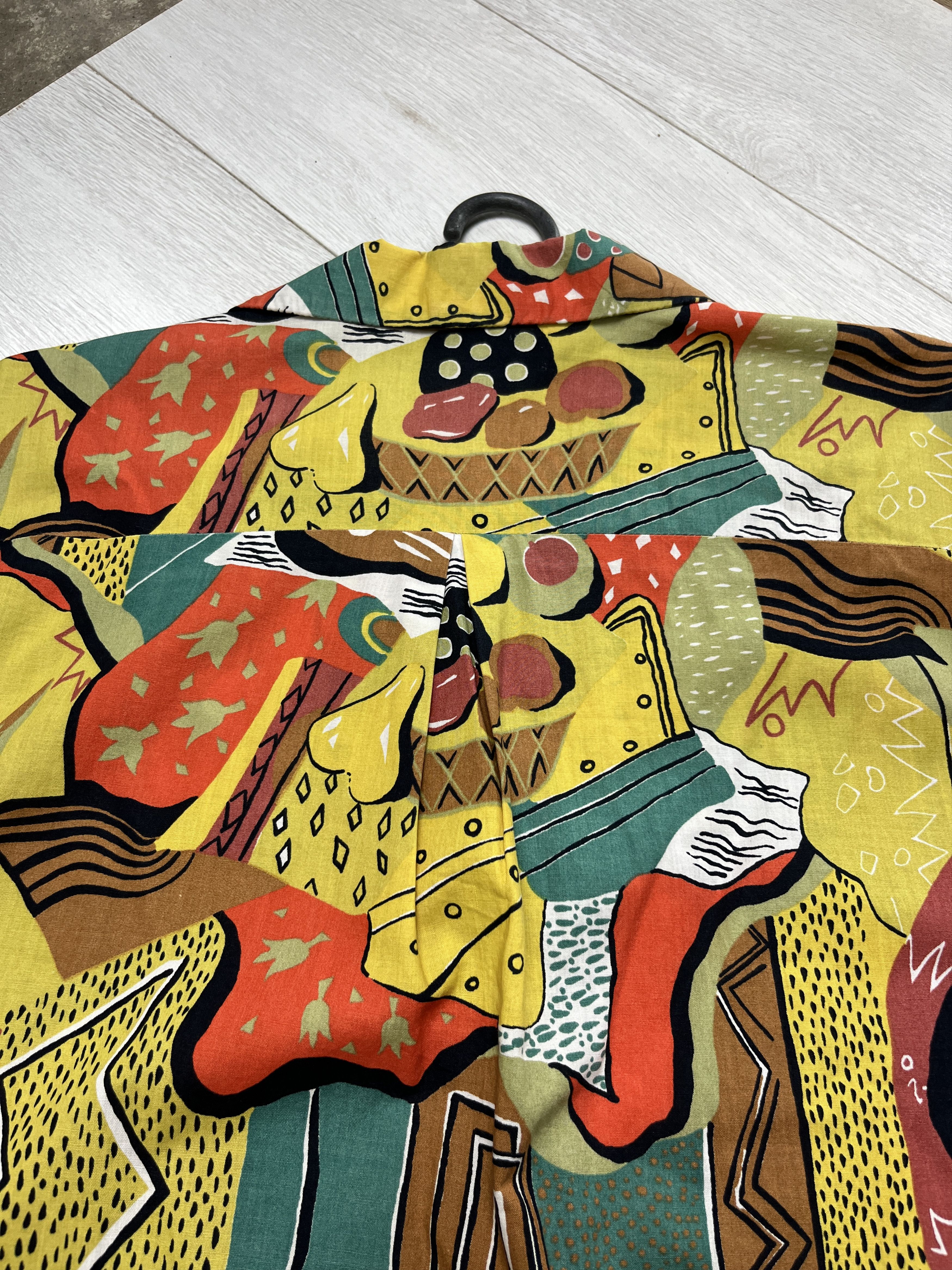 Other 1980s VINTAGE ABSTRACT MEMPHIS DESIGN BUTTON UP SHIRT - 798 Size US L / EU 52-54 / 3 - 8 Thumbnail