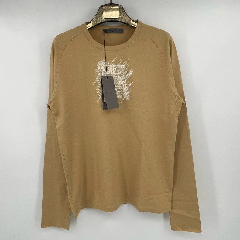 Givenchy Givenchy Beige Graffiti Four-Panel Long Sleeve Size US M / EU 48-50 / 2 - 1 Thumbnail