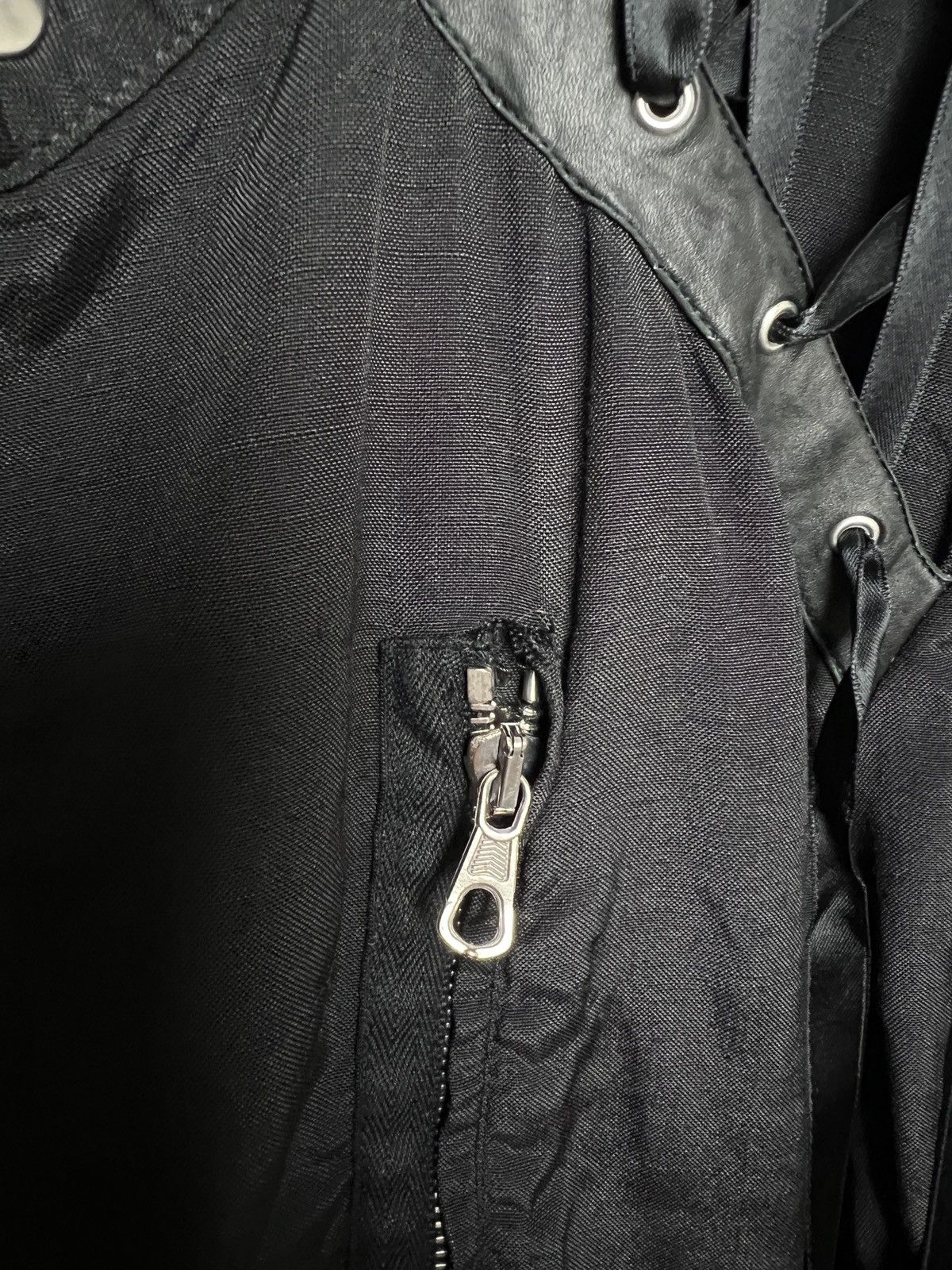 John Richmond richmond y2k archive bondage shimmer moto jacket Size US M / EU 48-50 / 2 - 10 Thumbnail