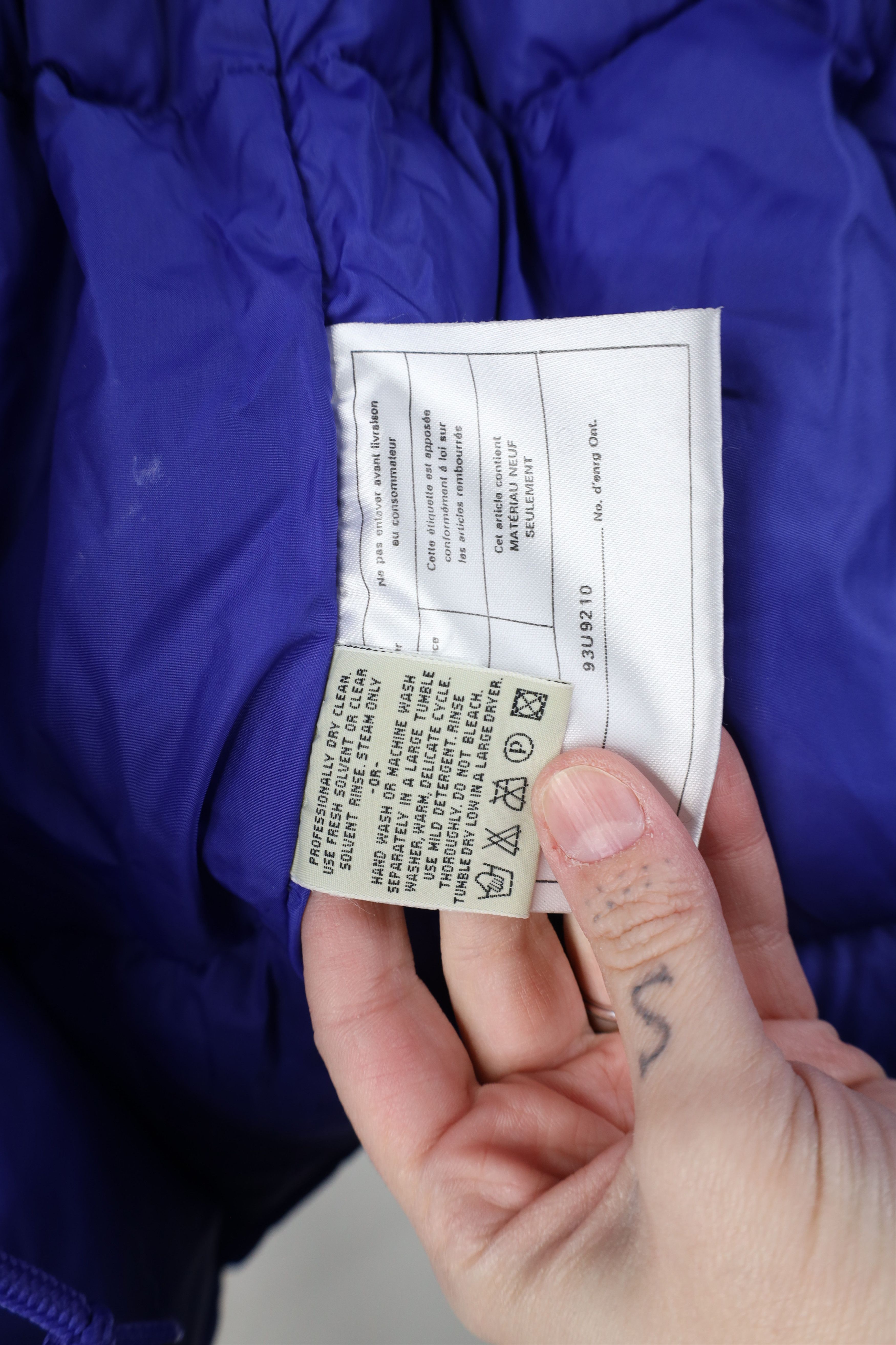 Eddie Bauer Vintage 90s Eddie Bauer Hooded Puffer Parka Jacket Purple Size M / US 6-8 / IT 42-44 - 12 Thumbnail