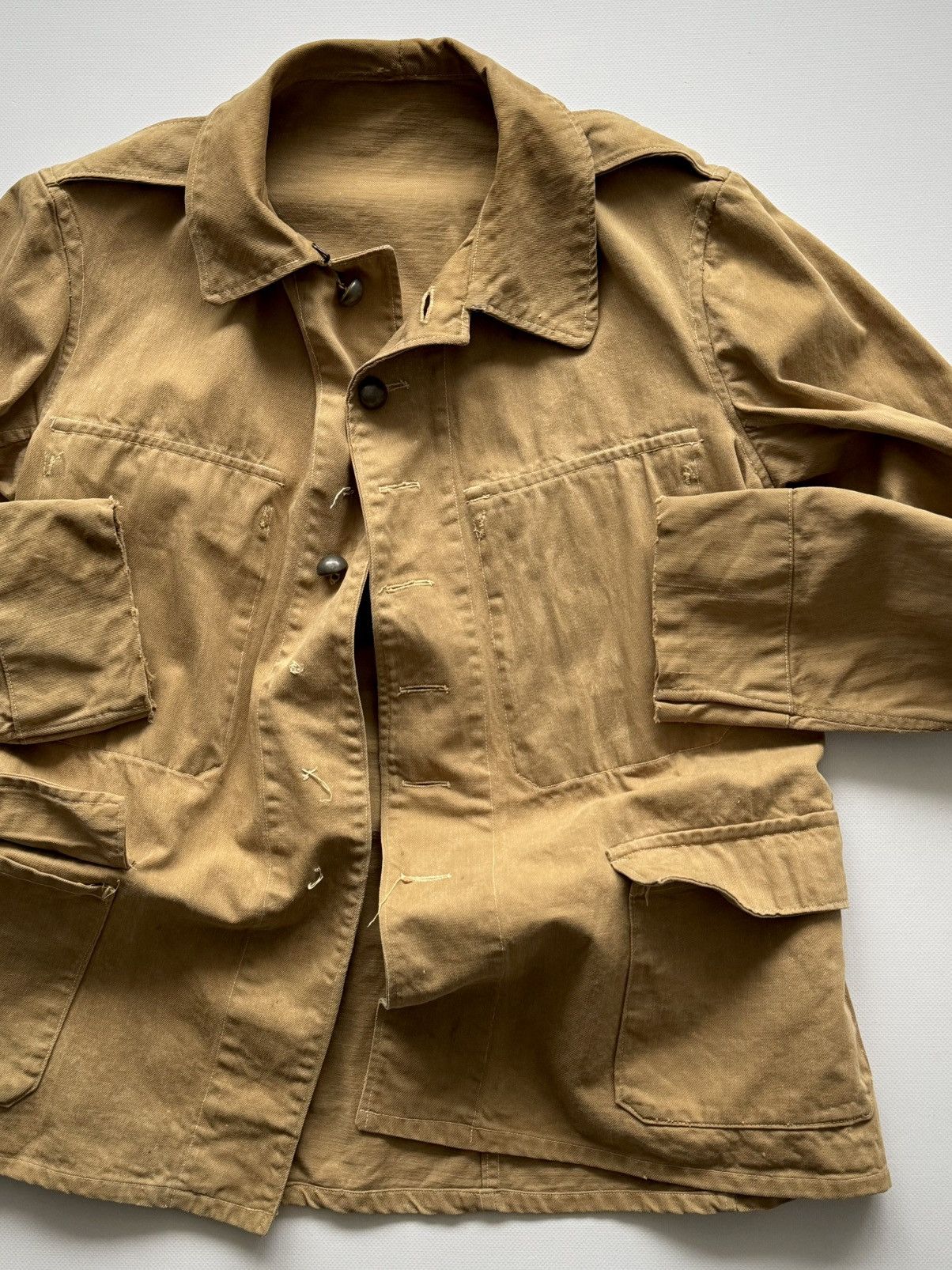 Vintage 1930s French Army M38 Bourgeron Jacket Size US M / EU 48-50 / 2 - 3 Thumbnail