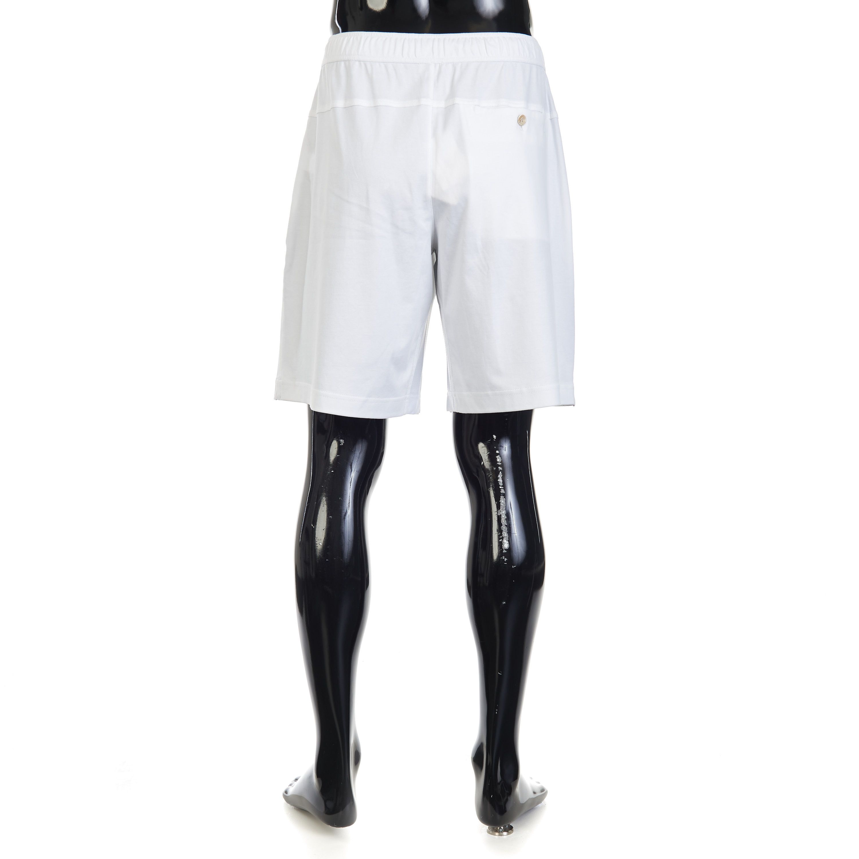 Brunello Cucinelli White Comfort Cotton Bermuda Shorts - Logo Size L Size US 34 / EU 50 - 4 Thumbnail