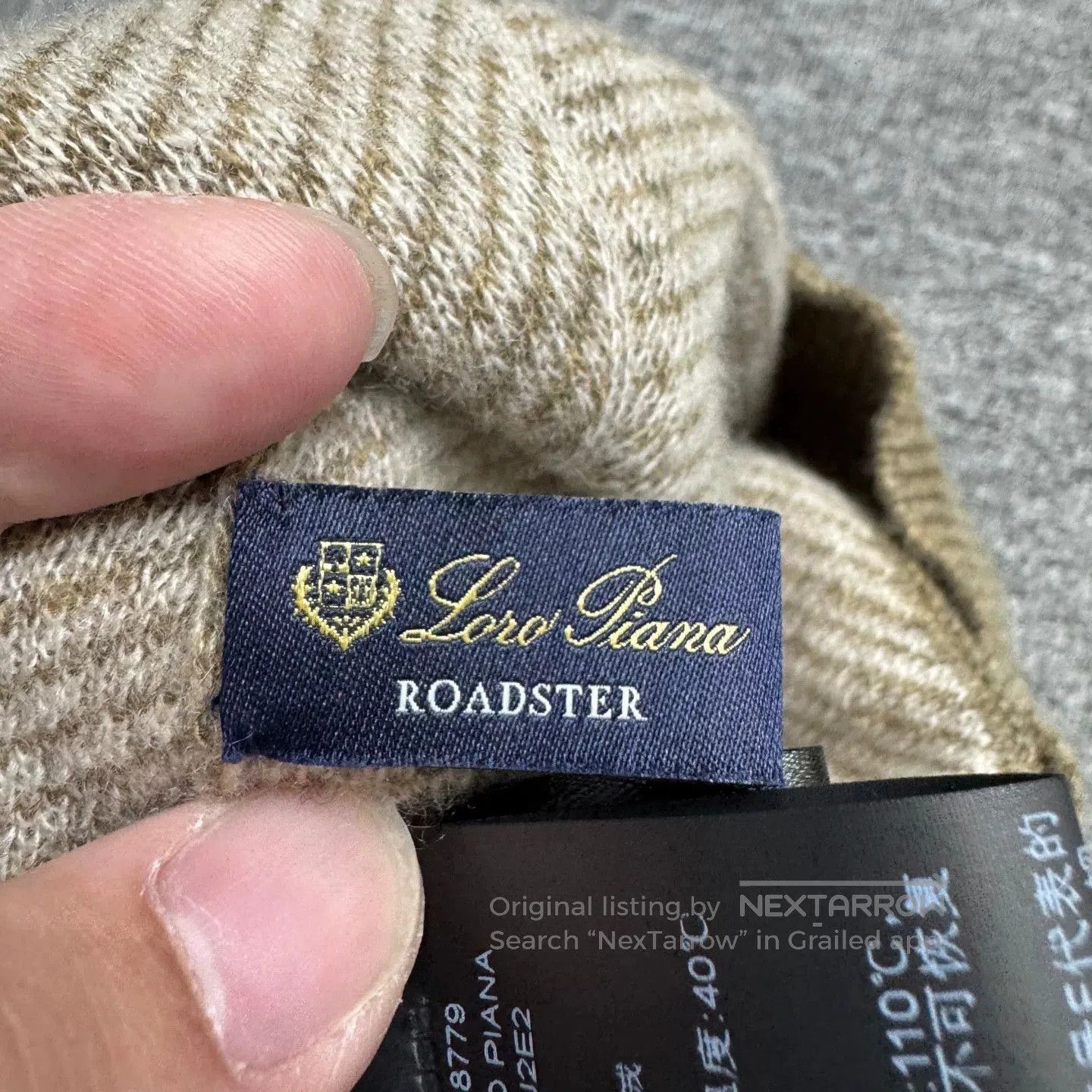 Loro Piana Beige Knit Beanie Hat. Size ONE SIZE - 5 Thumbnail