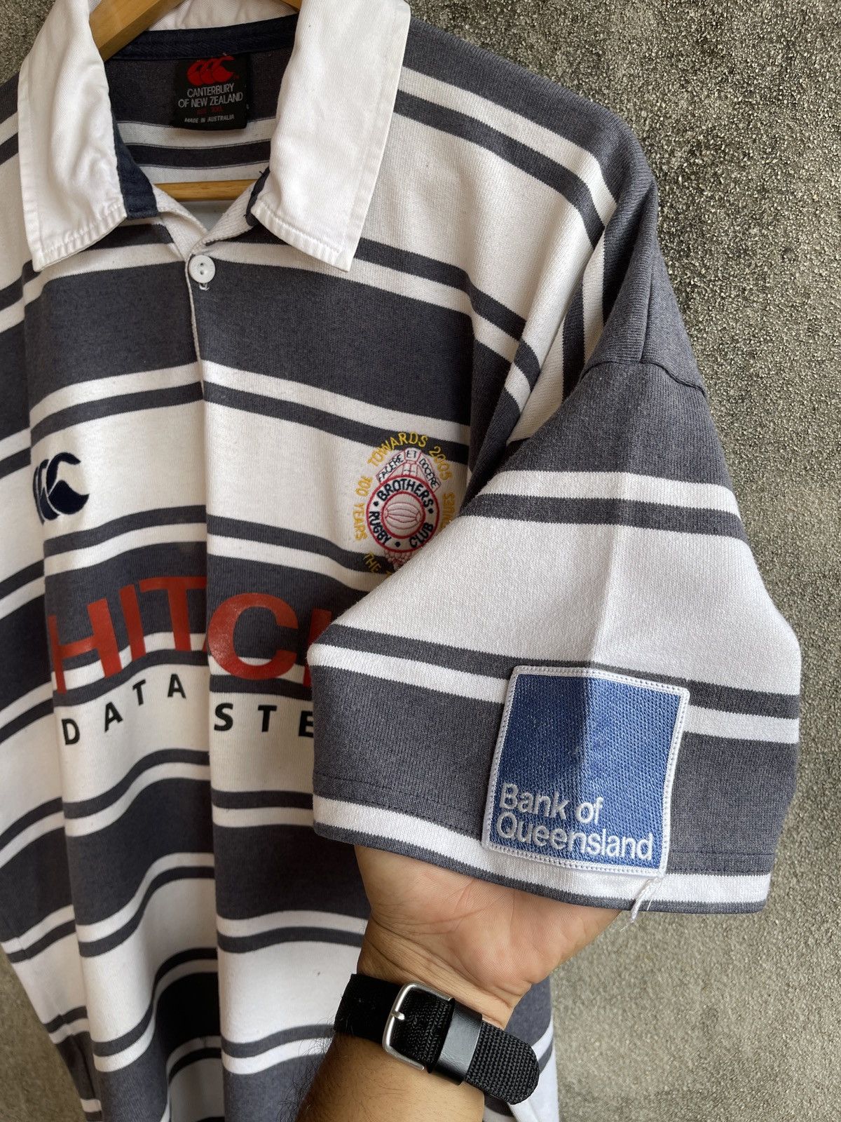 Canterbury of New Zealand CANTERBURY OF NEWZEALAND🔥HITACHI DATA SYSTEMS POLO RUGBY TEE Size US XXL / EU 58 / 5 - 9 Thumbnail