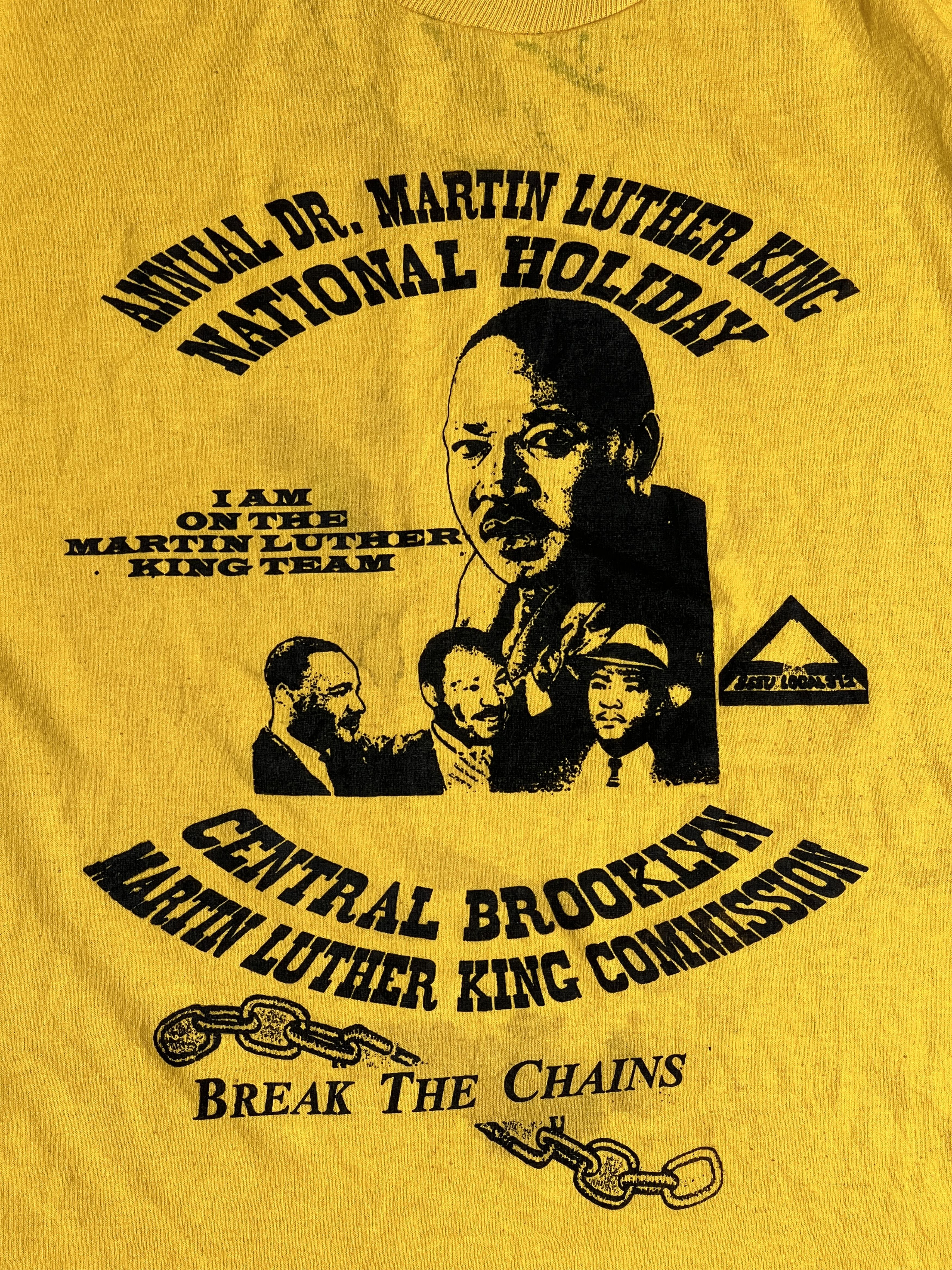 Vintage Vintage 80s Martin Luther King Jr. Day Promo Tee (L) GTME217 Size US L / EU 52-54 / 3 - 2 Thumbnail