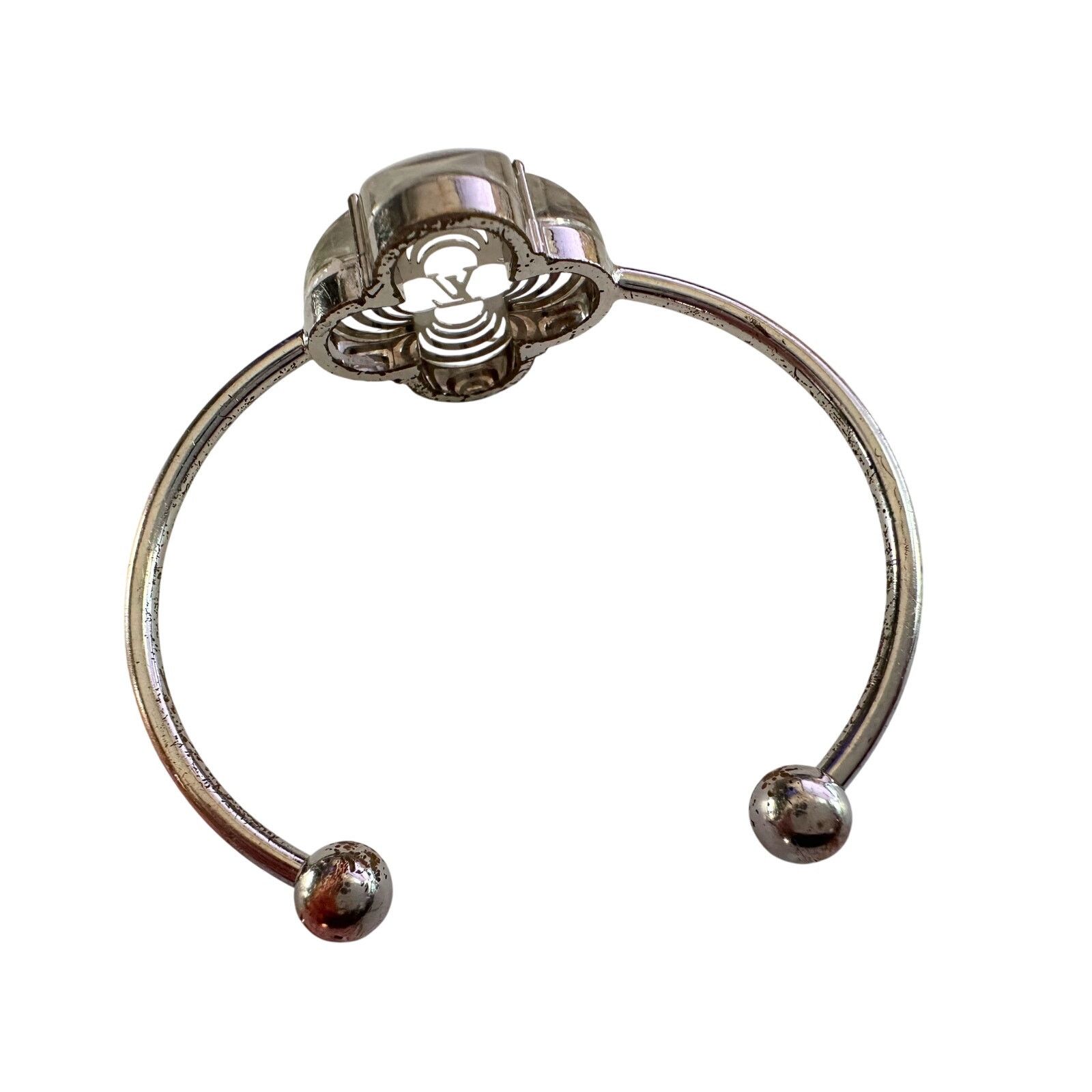 Louis Vuitton Louis Vuitton AlaFiorie Silver Bangle Bracelet Size ONE SIZE - 14 Thumbnail