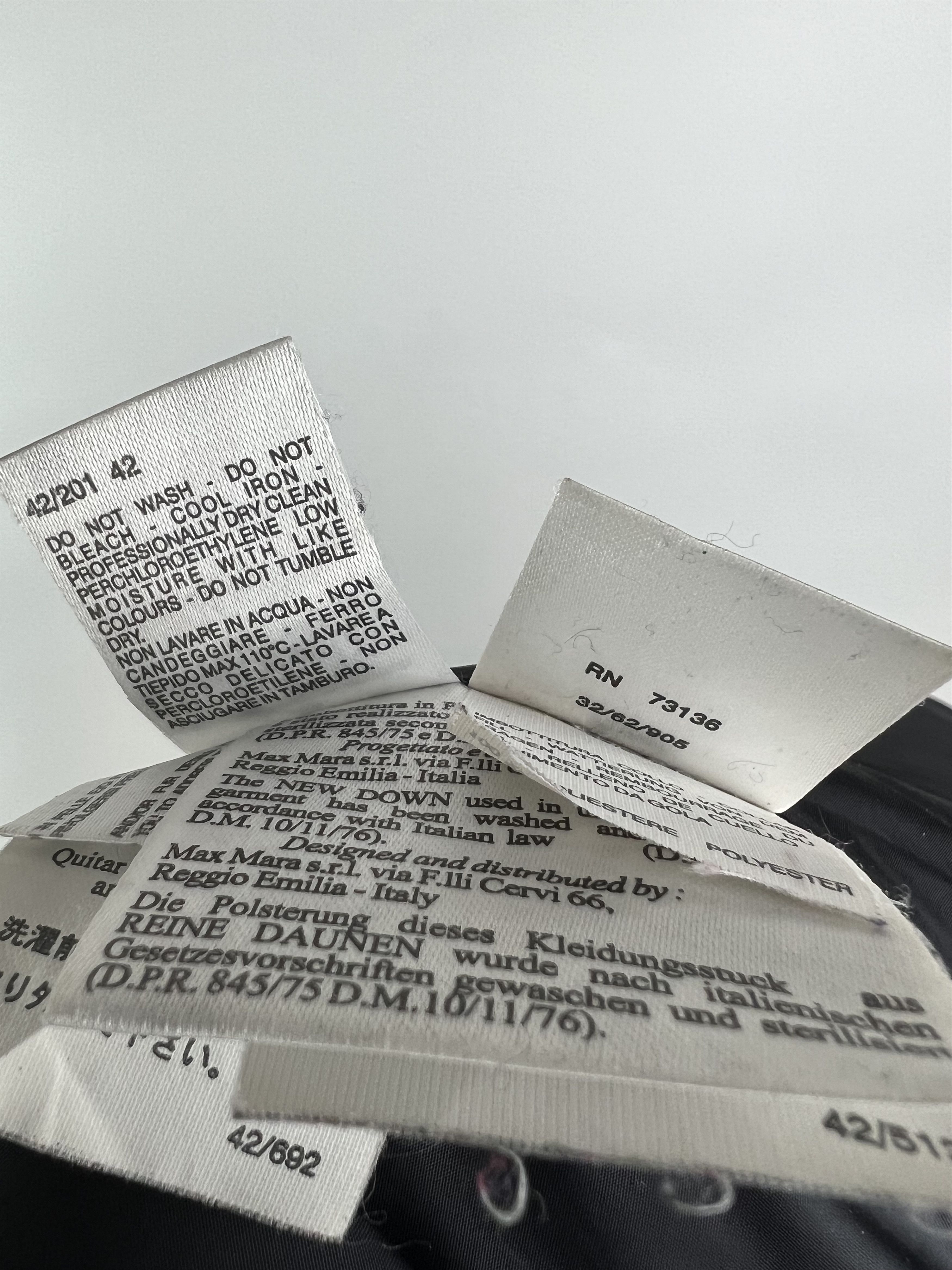 Max Mara × Weekend Max Mara Weekend Max Mara Down Jacket Lapin Rex Leather Decorations Size M / US 6-8 / IT 42-44 - 11 Thumbnail