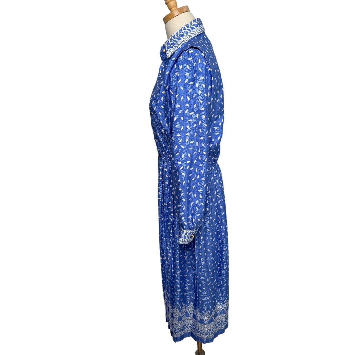 Vintage Vintage Schrader long sleeve leaf print secretary dress 6 Size M / US 6-8 / IT 42-44 - 4 Thumbnail
