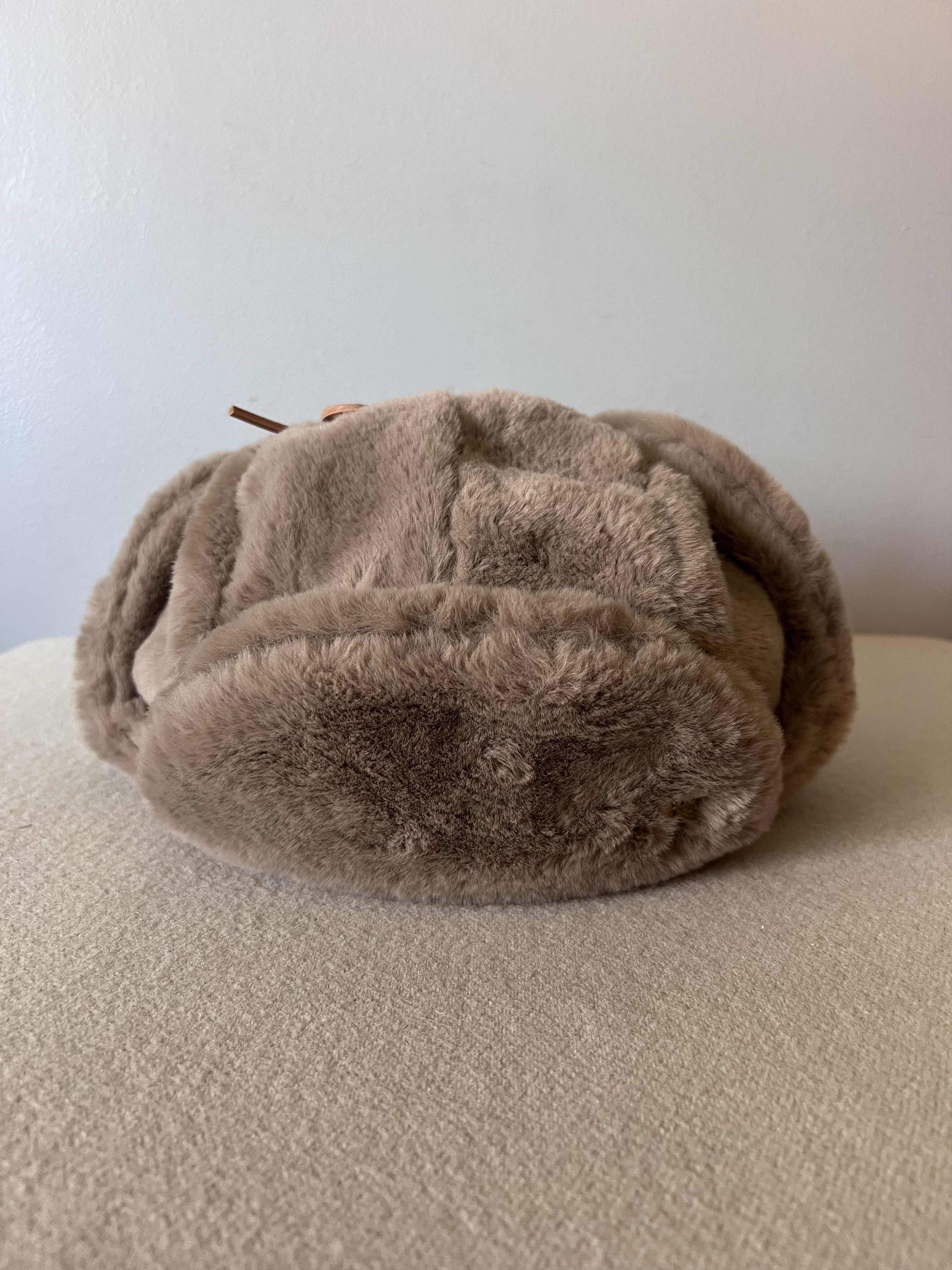 Aime Leon Dore Aime Leon Dore Fur Earflap Hat in Oatmeal Size ONE SIZE - 2 Thumbnail