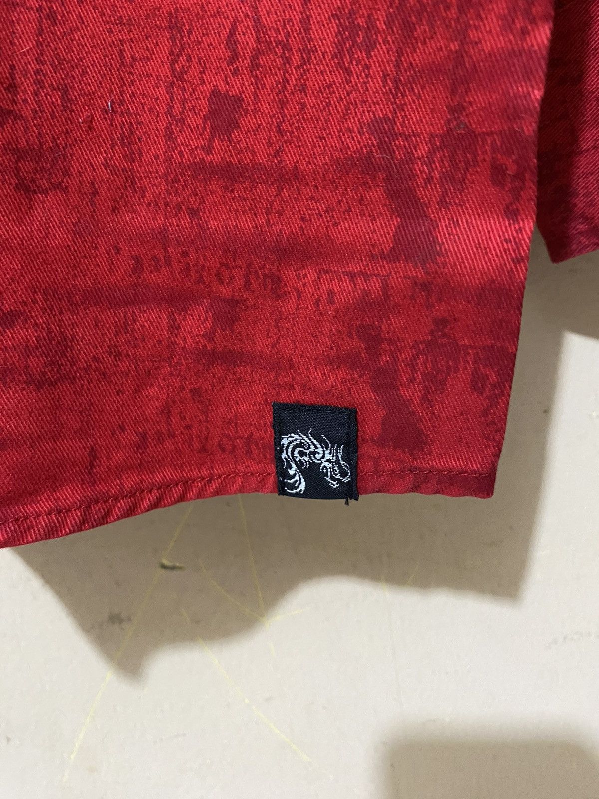 If Six Was Nine Y2K Dj Free Poem Vkei Japanese Button Shirt Size US L / EU 52-54 / 3 - 5 Thumbnail
