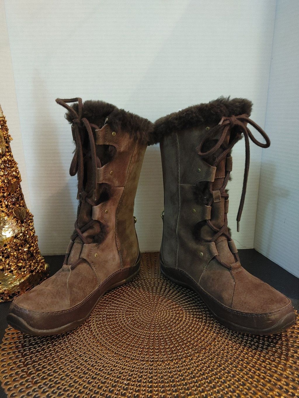 The North Face The North Face Abby III Suede/Leather Faux Fur Boots Size 7 Size US 7 / IT 37 - 4 Thumbnail