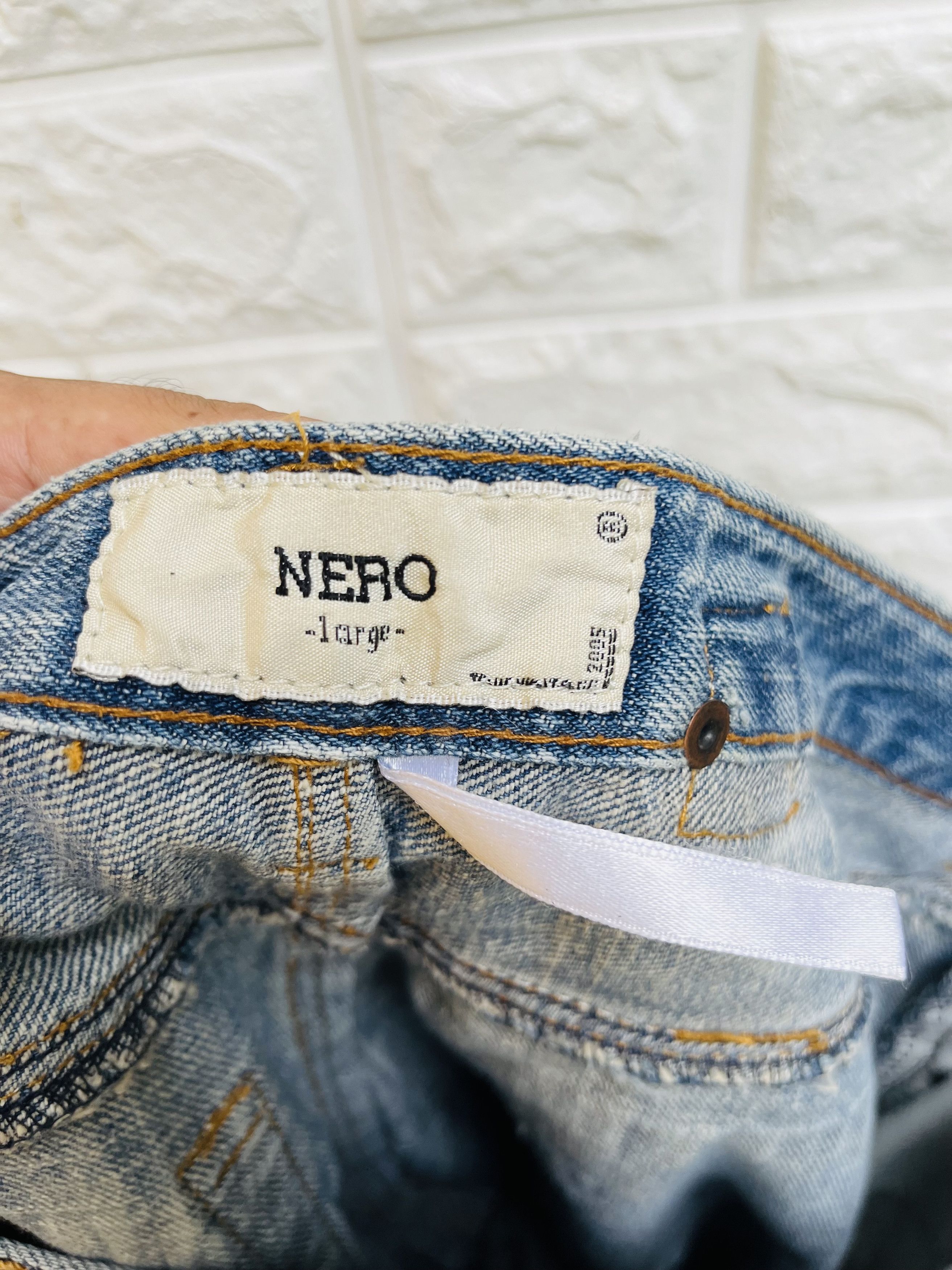 Japanese Brand × Vintage Vintage Nero Distressed Japanese Designer Fashion Style Size US 30 / EU 46 - 11 Thumbnail