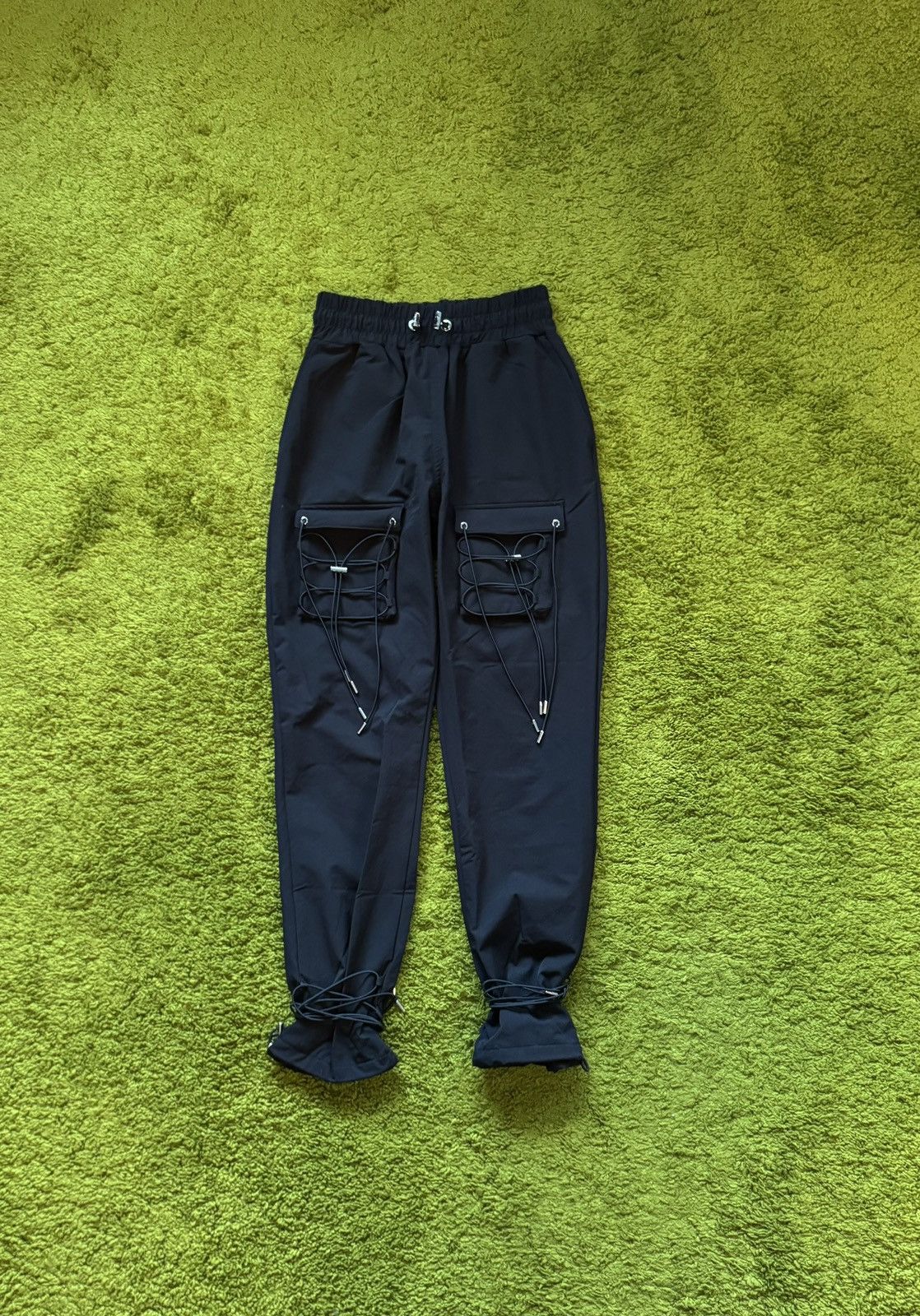 Designer × Maniere De Vior Maniere de Voir avant garde bondage lace up pants Y2K Size 32" / US 10 / IT 46 - 1 Thumbnail