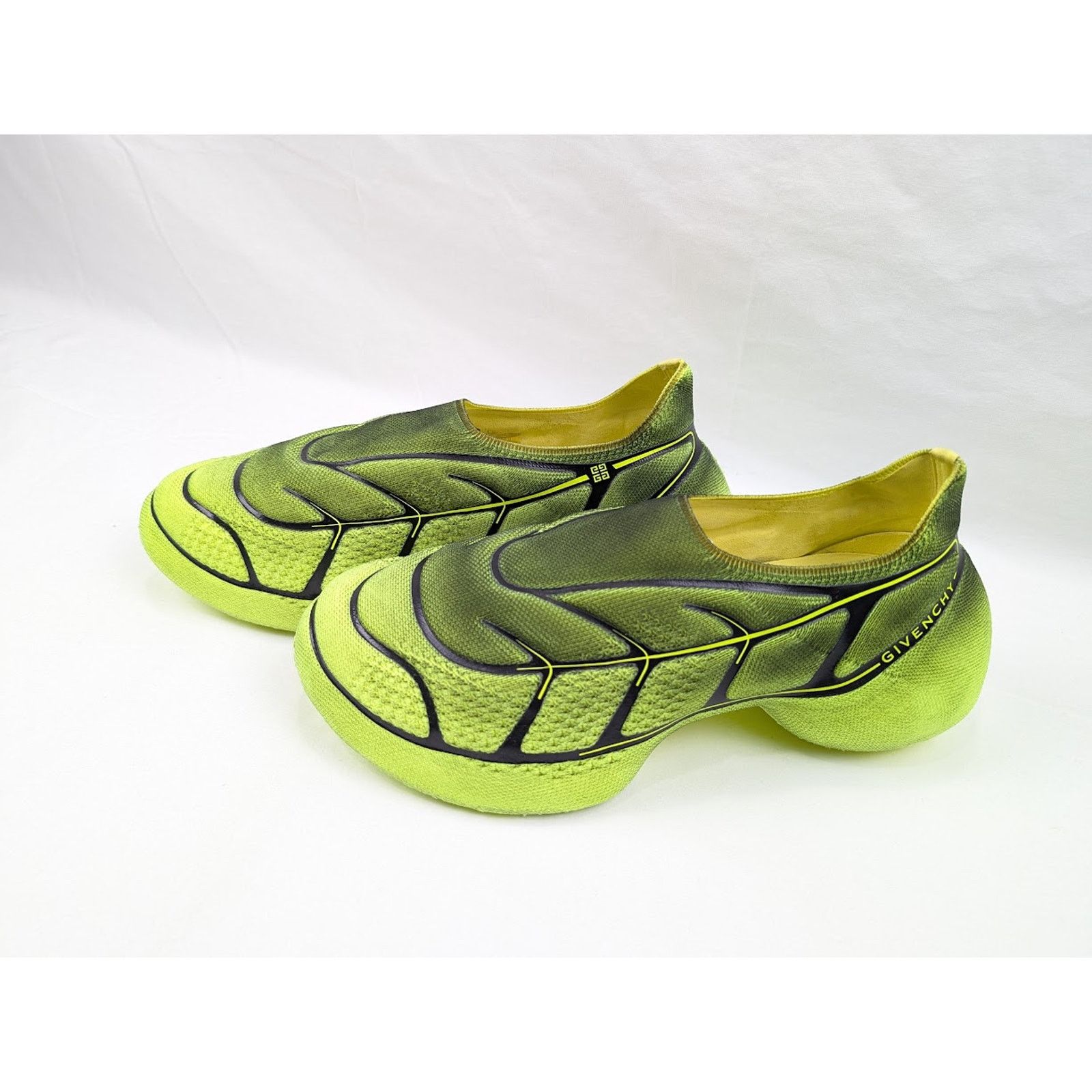 Givenchy o1rshd1 TK-360 Plus Sneakers in Black/Yellow Size US 12 / EU 45 - 12 Thumbnail