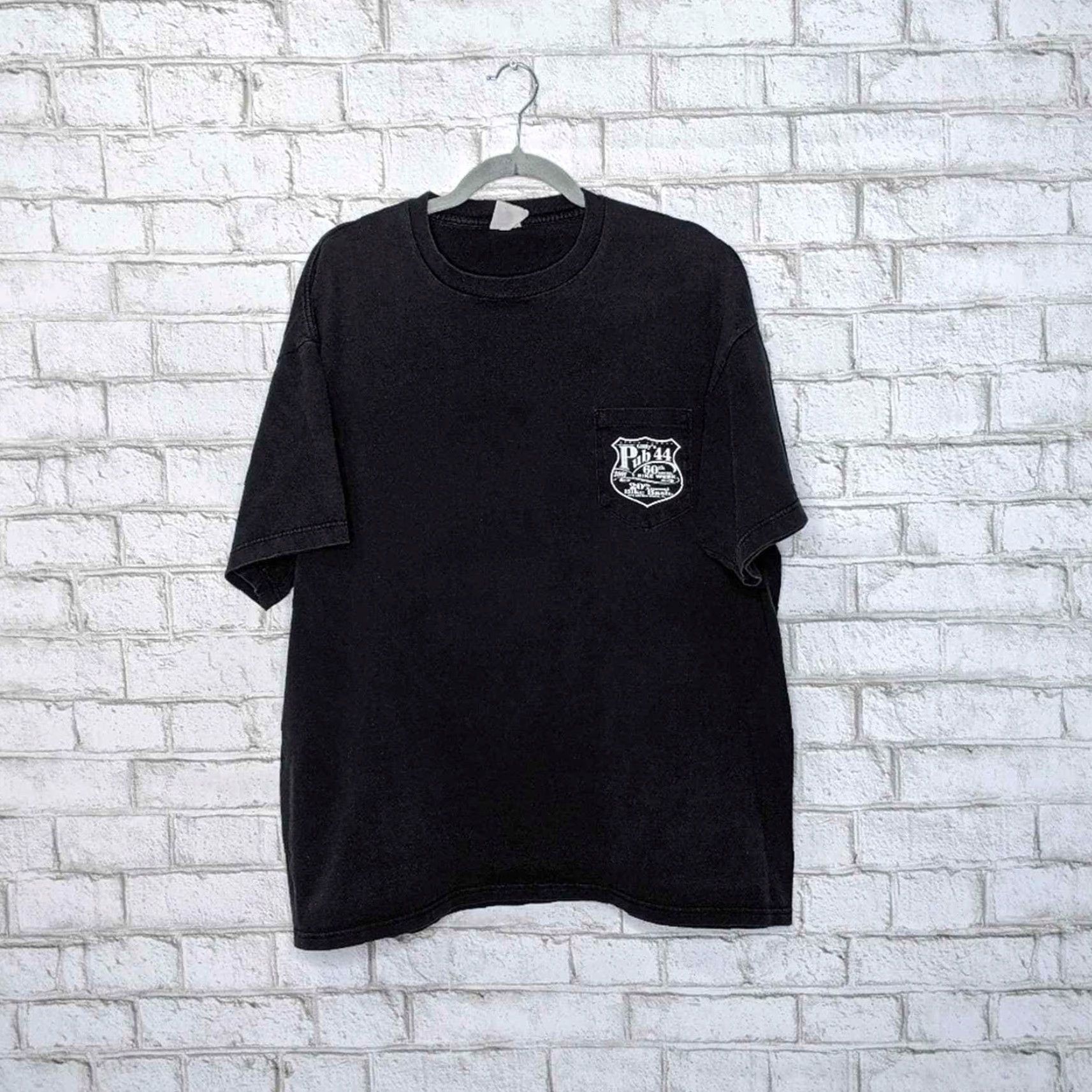 Harley Davidson VINTAGE Bike Week Pub 44 Smyrna Beach Pocket Harley Davidson Biker Motorcycle T-Shirt Unisex Adults XL Black Men's Womens? Size US XL / EU 56 / 4 - 3 Thumbnail