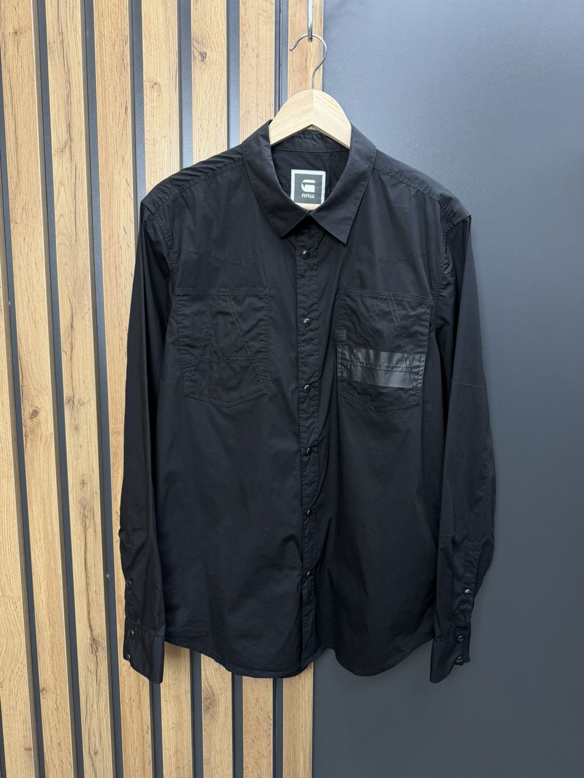 G-Star G-Star Raw Black Shirt Long Sleeve Size XXL Size US XXL / EU 58 / 5 - 1 Thumbnail