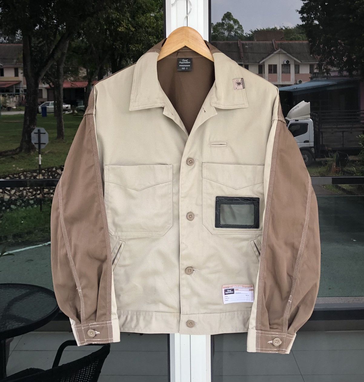 Maison MIHARA YASUHIRO Miharayasuhiro Two Toned Work Jacket Size US S / EU 44-46 / 1 - 1 Thumbnail