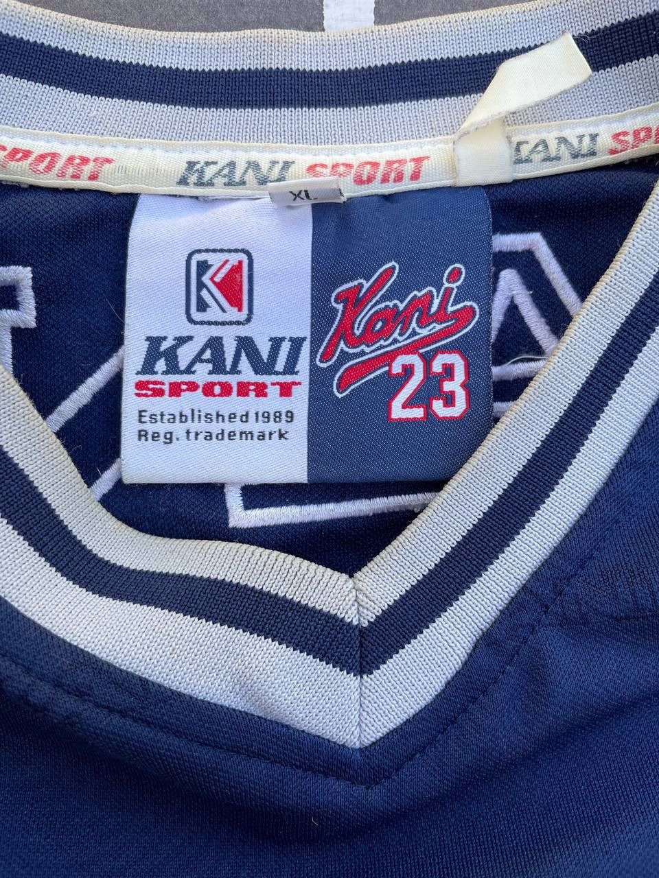 Karl Kani × Vintage Karl Kani #23 Vintage Brooklyn Jersey Size US XL / EU 56 / 4 - 2 Thumbnail