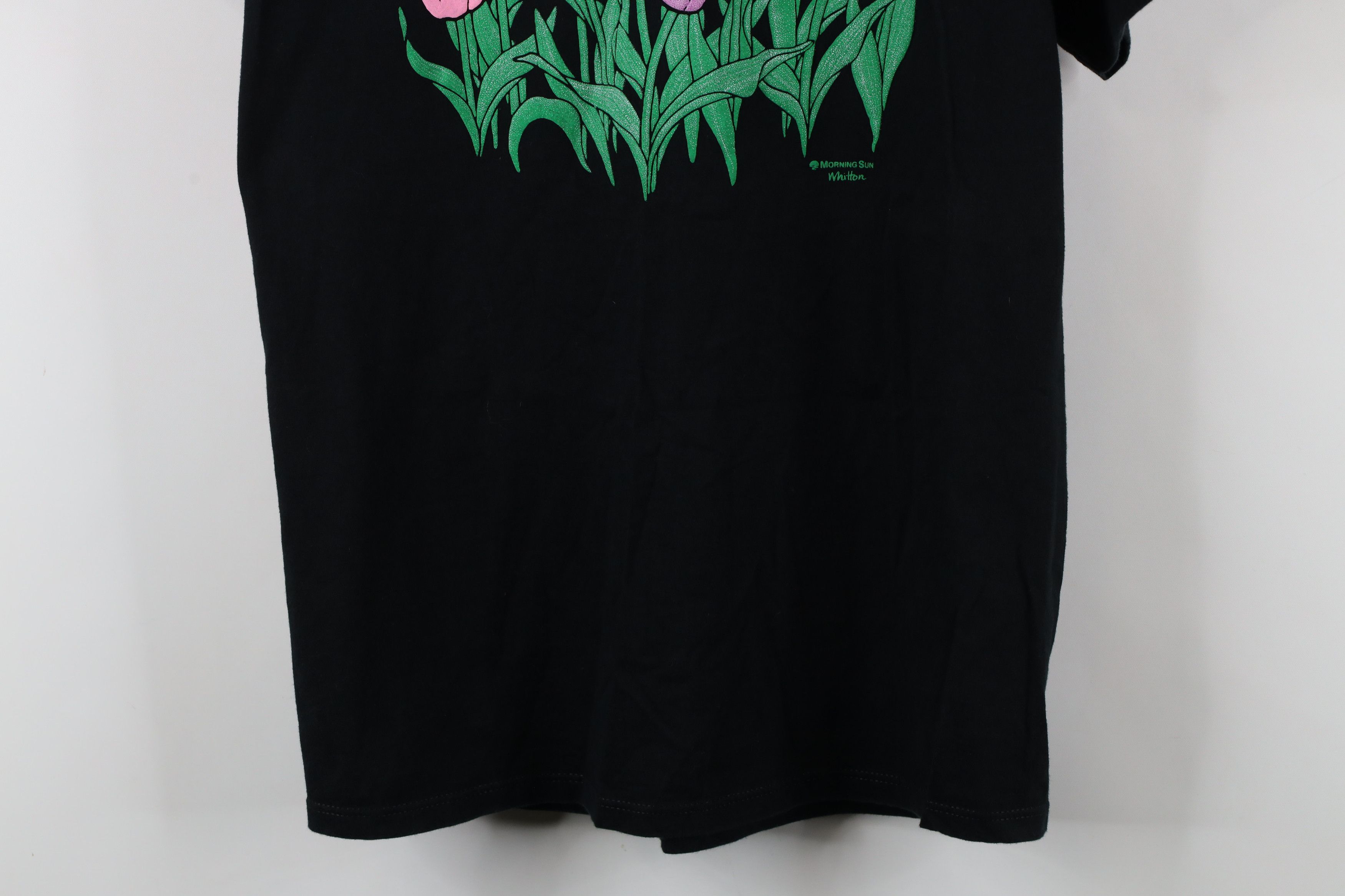 Vintage Vintage 90s Country Primitive Flower Collared T-Shirt USA Size L / US 10 / IT 46 - 3 Thumbnail