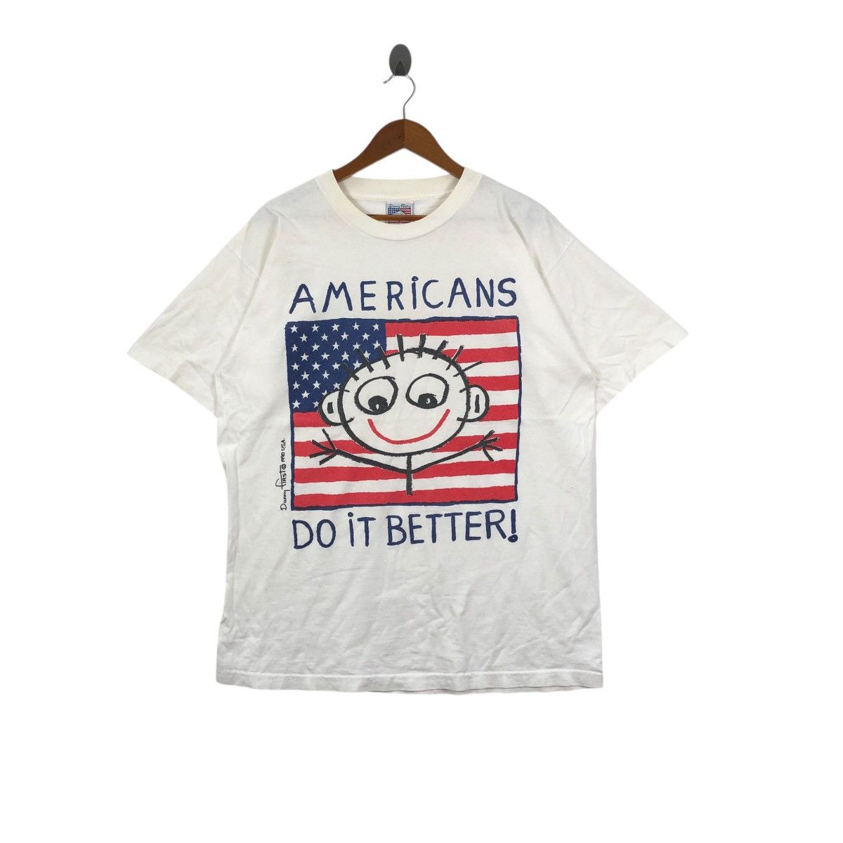 Vintage 90s DANNY FIRST USA Do It Better T-Shirt