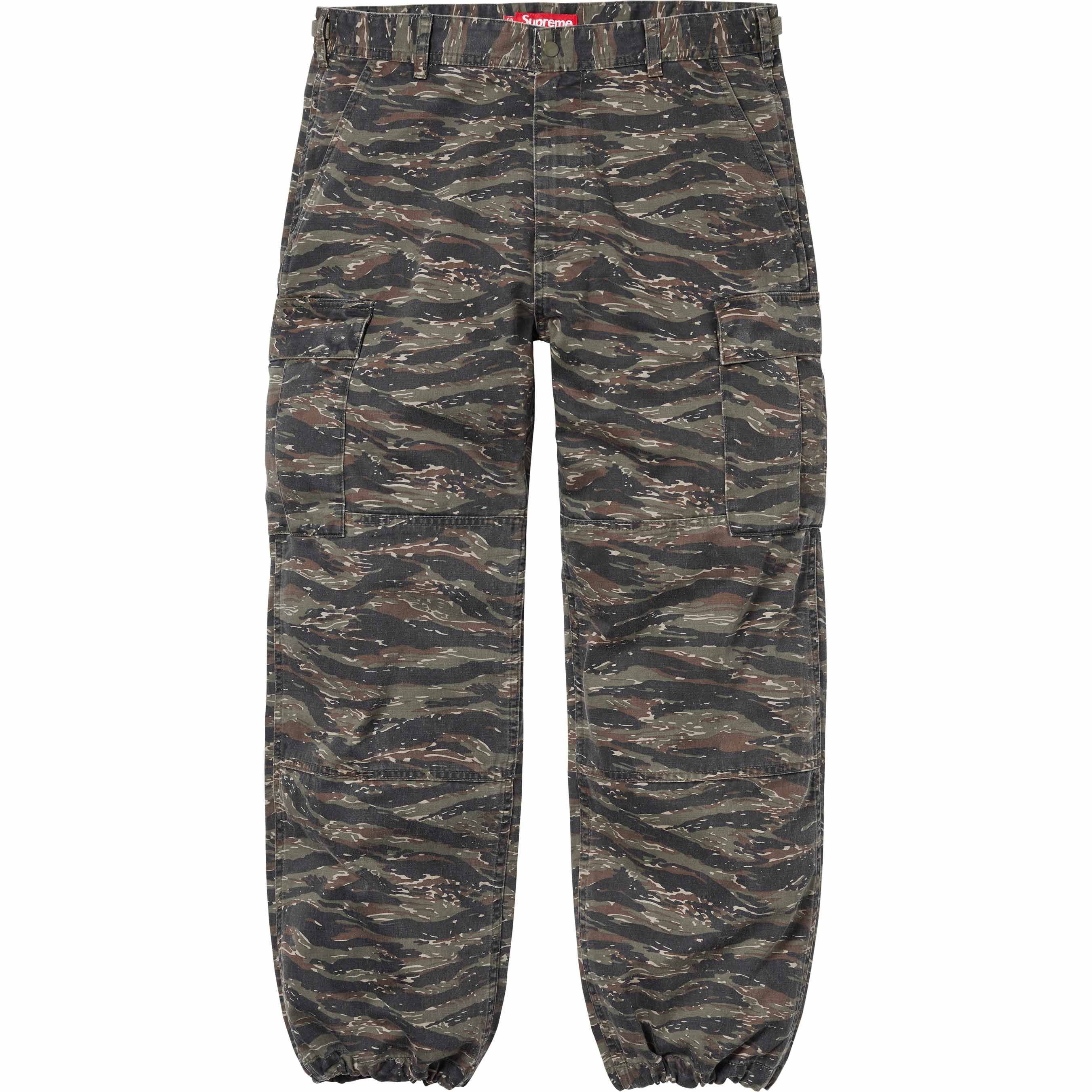 image of Supreme Cargo Pant in Olive Tiger Camo, Men's (Size 30)