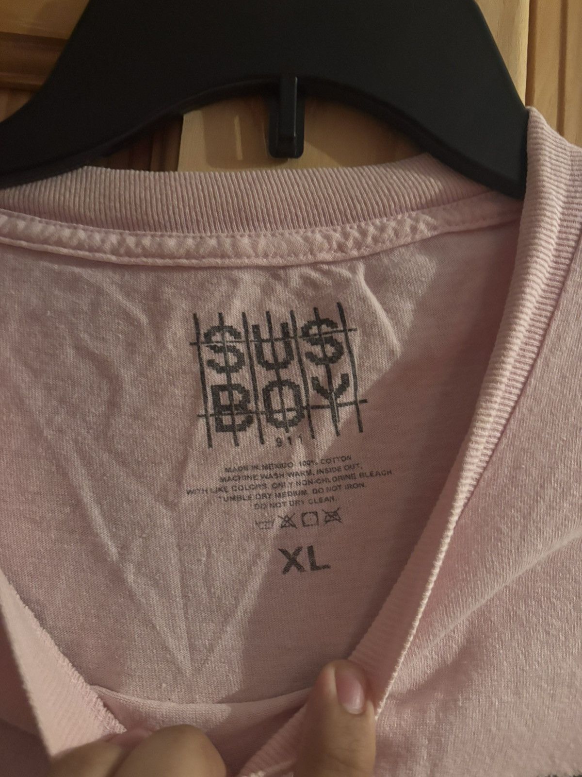 Sus Boy SuS Boy Anarchy Pink T-Shirt Size US XL / EU 56 / 4 - 3 Thumbnail
