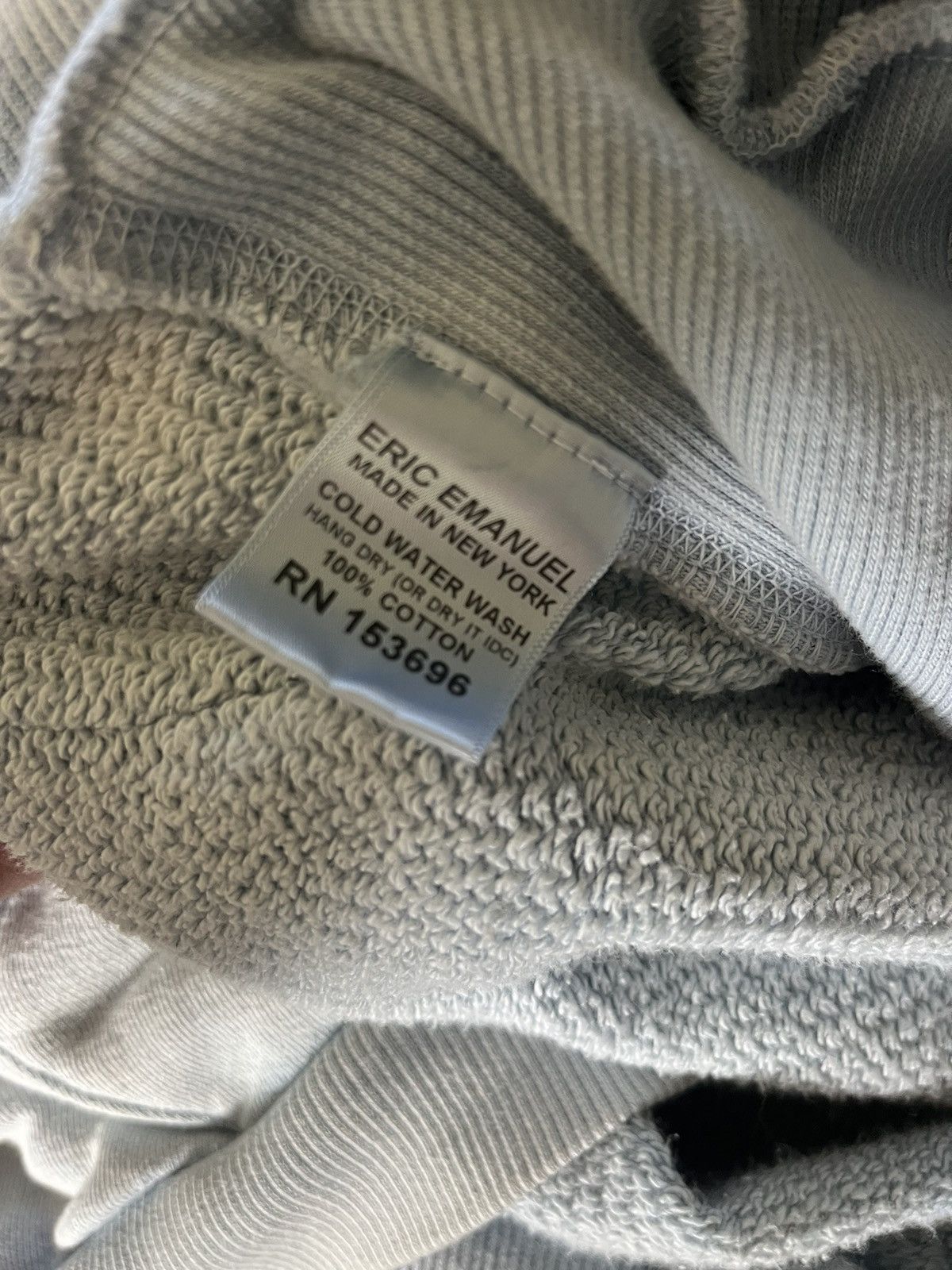 Eric Emanuel Distressed + Stained EE Hoodie Size US M / EU 48-50 / 2 - 5 Thumbnail