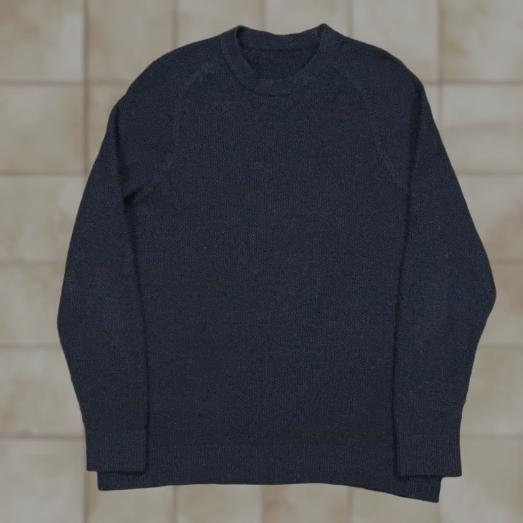 Lululemon Lululemon Sweater Men M Blue Textured Waffle Knit Crew Pullover Long Sleeve Shirt Size US M / EU 48-50 / 2 - 1 Thumbnail