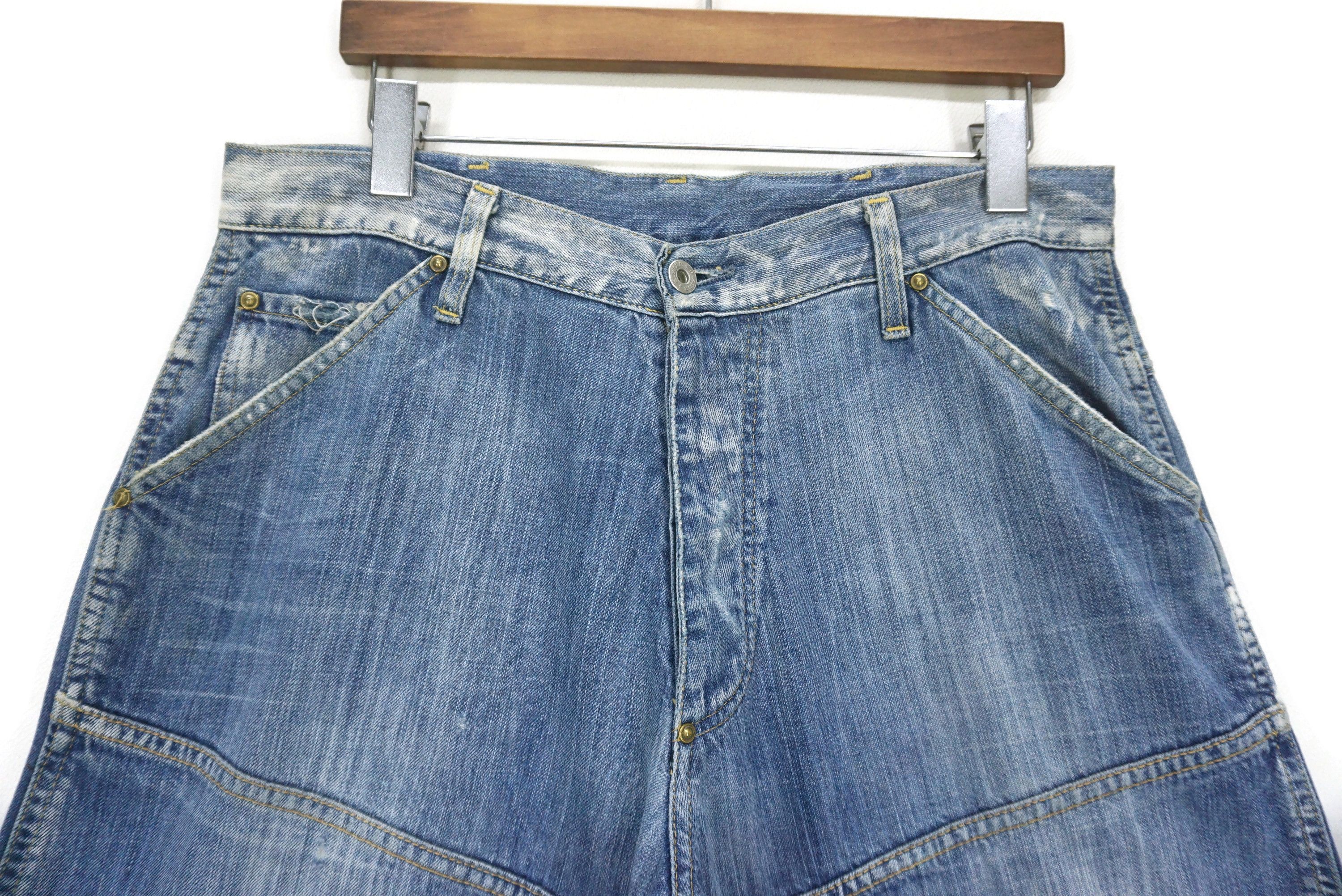 G-Star G-star Jeans Size W33xL34.5 Elwood Patchwork Baggy Denim Size US 33 - 3 Thumbnail