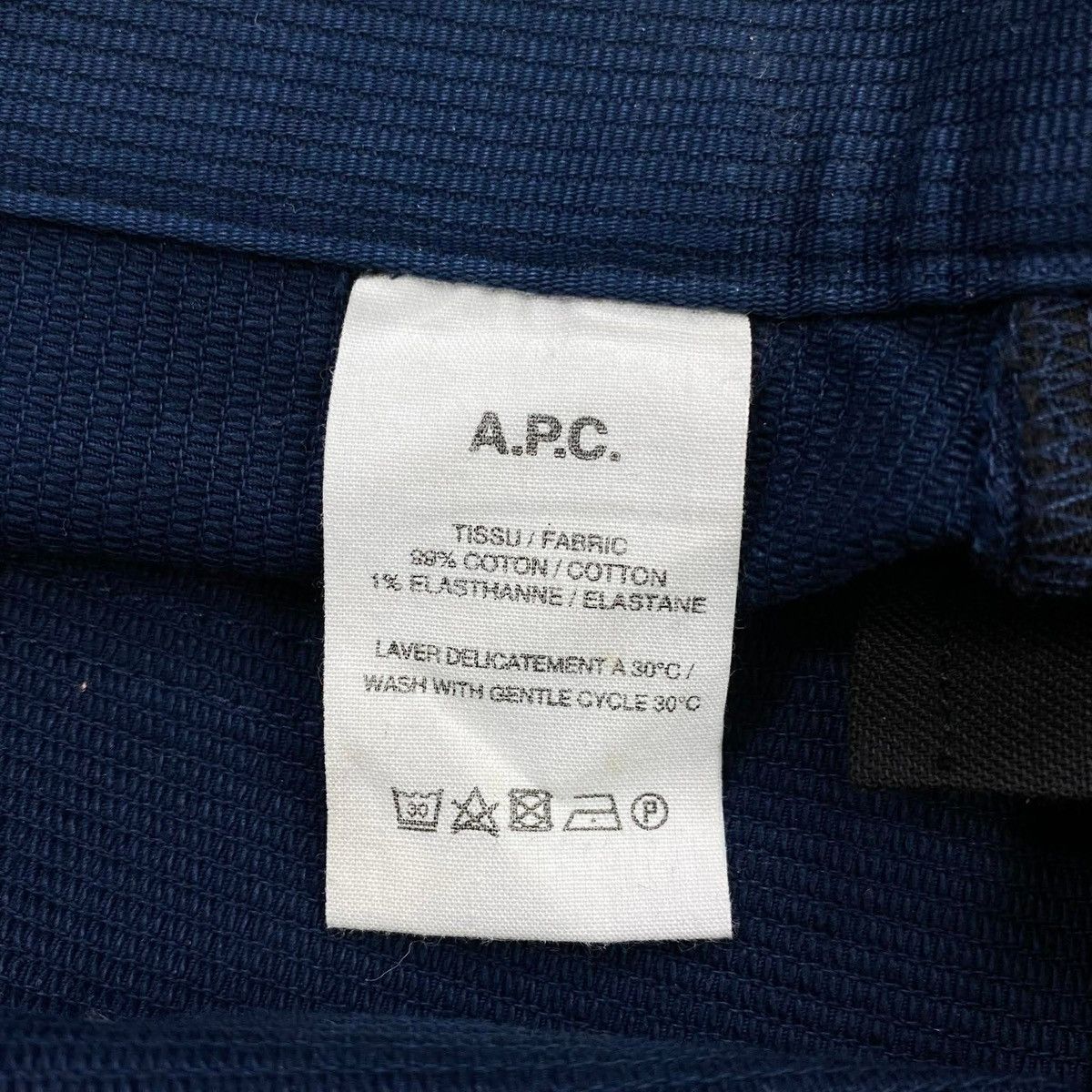 A.P.C. Jean Standard Indigo Ottoman Rib Pants Size US 32 / EU 48 - 8 Thumbnail