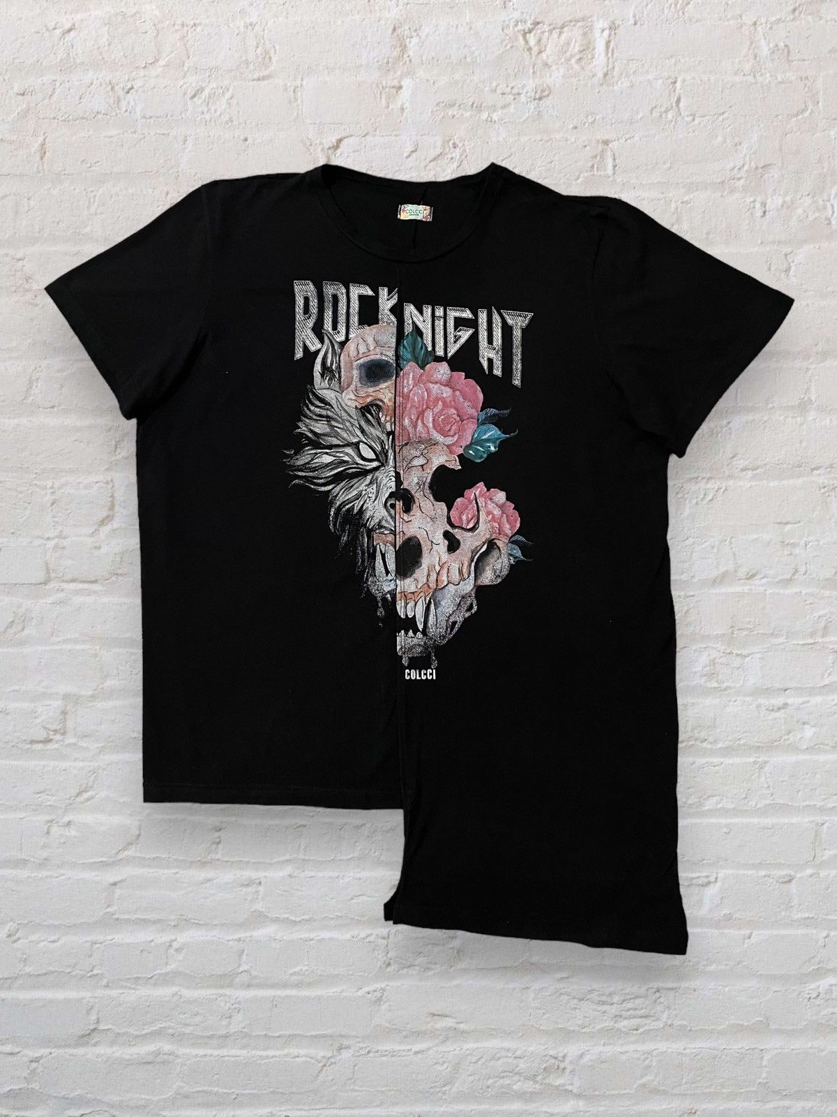 Japanese Brand × Vintage Japan Colcci Rock Night Double Side Face Tee Size US L / EU 52-54 / 3 - 1 Thumbnail