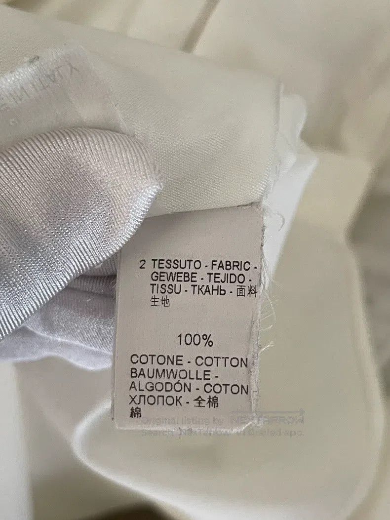 Brunello Cucinelli Brunello Cucinelli White Beaded Cotton Shirt Size M / US 6-8 / IT 42-44 - 7 Thumbnail