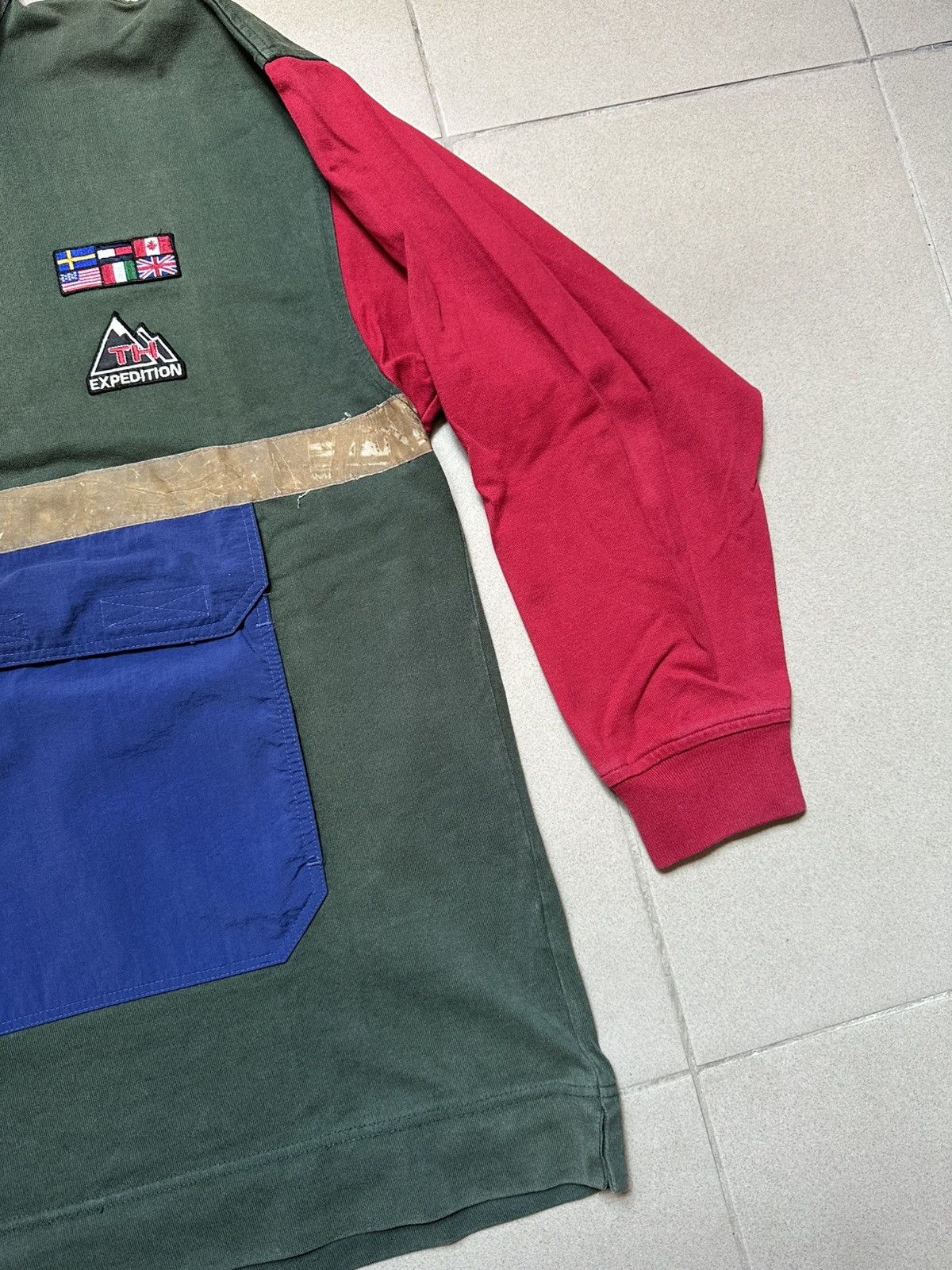 Tommy Hilfiger Vintage Tommy Hilfiger Sailing Polo Size US L / EU 52-54 / 3 - 3 Thumbnail