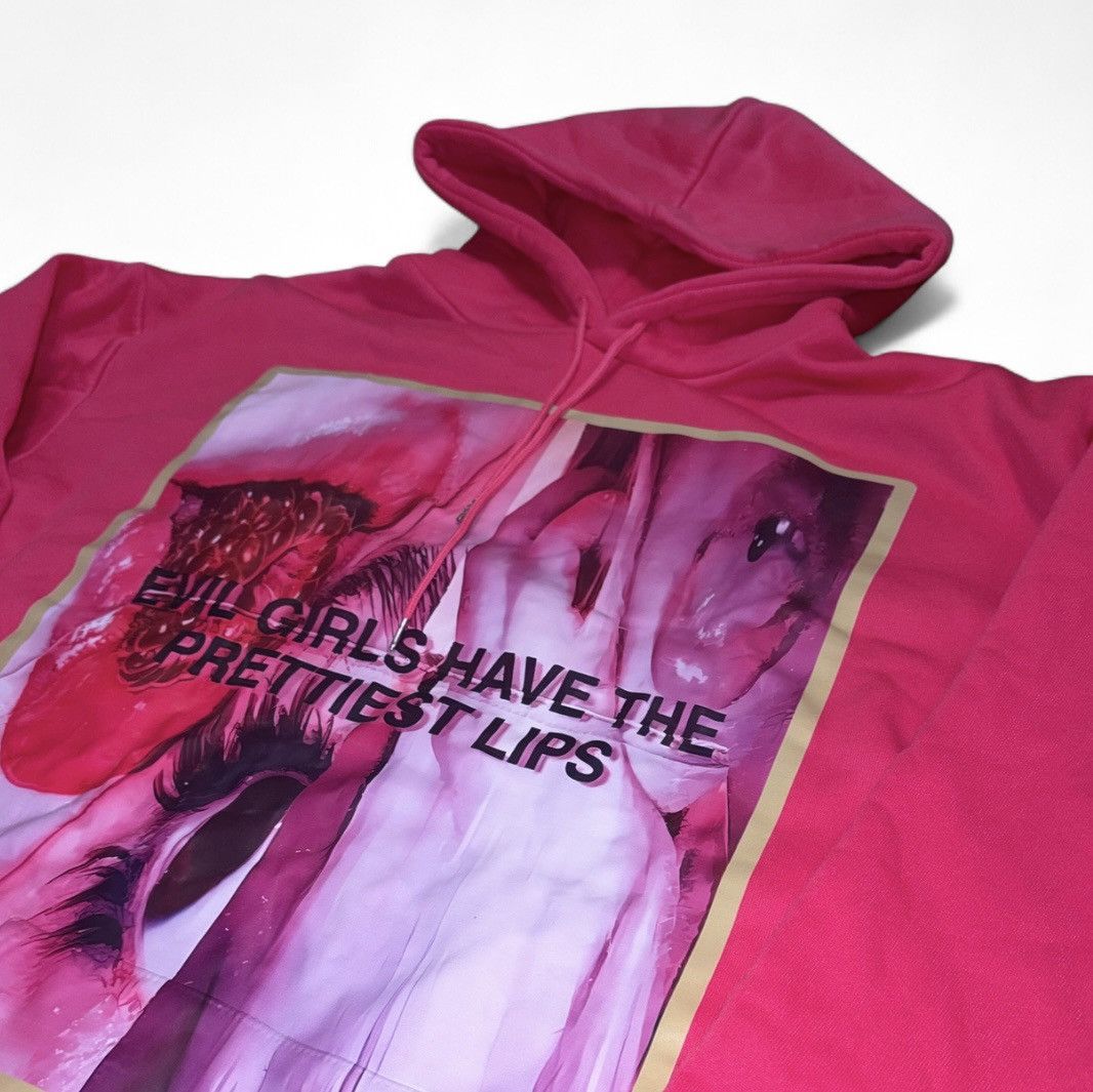 Japanese Brand Opium Pink Hoodie Baggy Streetwear Anime Goth Emo Swag Size L / US 10 / IT 46 - 3 Thumbnail