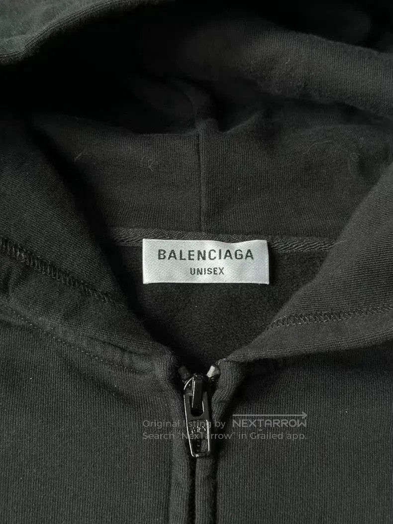 Balenciaga balenciaga reverse embroidered zipper hoodie. Size US L / EU 52-54 / 3 - 3 Thumbnail
