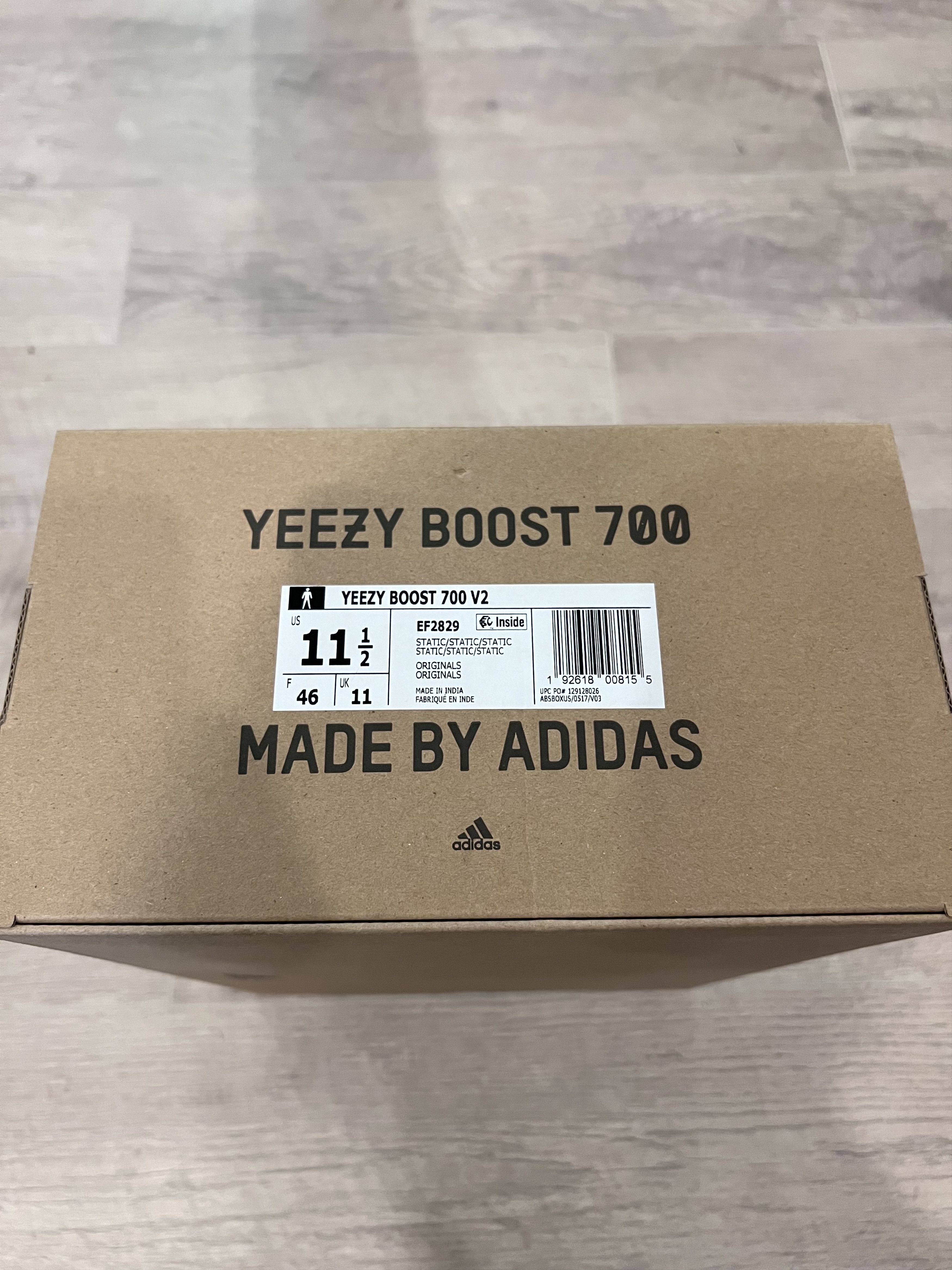 Adidas × Kanye West Adidas Yeezy Boost 700 V2 STATIC Size US 11.5 / EU 44-45 - 5 Thumbnail