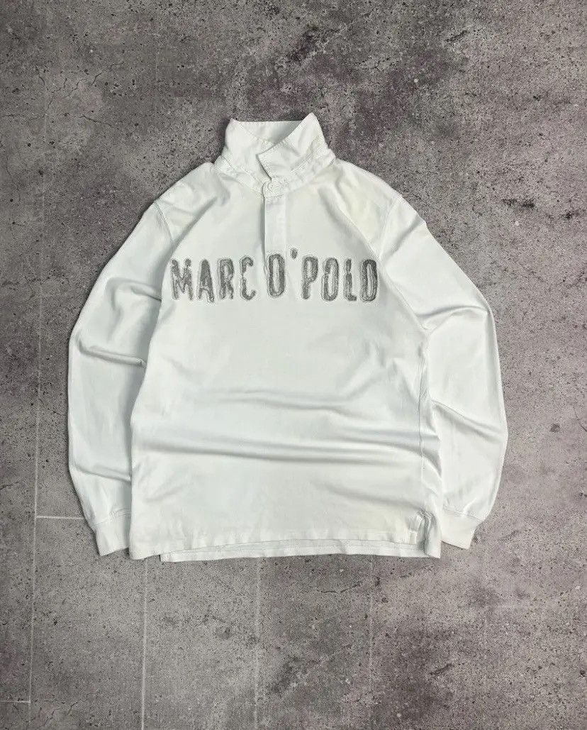 Japanese Brand × Vintage Vintage Long Sleeve Marc Polo Rugby SK8 y2k Faded Size US M / EU 48-50 / 2 - 2 Thumbnail