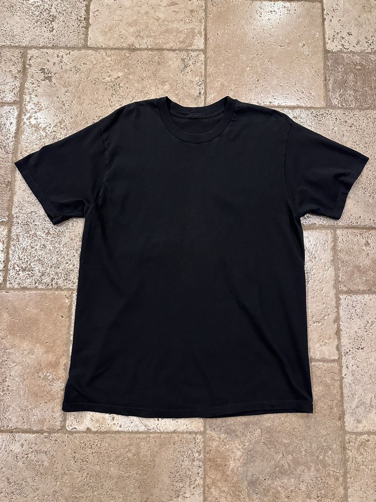 StraightFaded × Vintage Vintage Blank Black Late 90s Tee Size US L / EU 52-54 / 3 - 3 Thumbnail