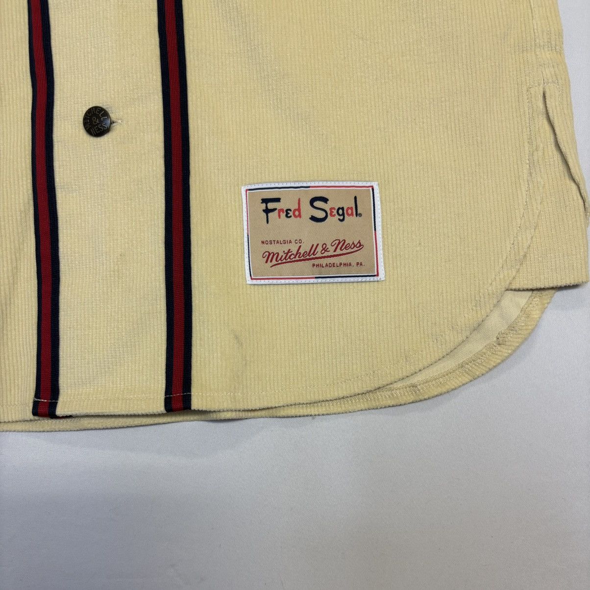 Mitchell & Ness Fred Segal LA 61 Corduroy Jersey Small