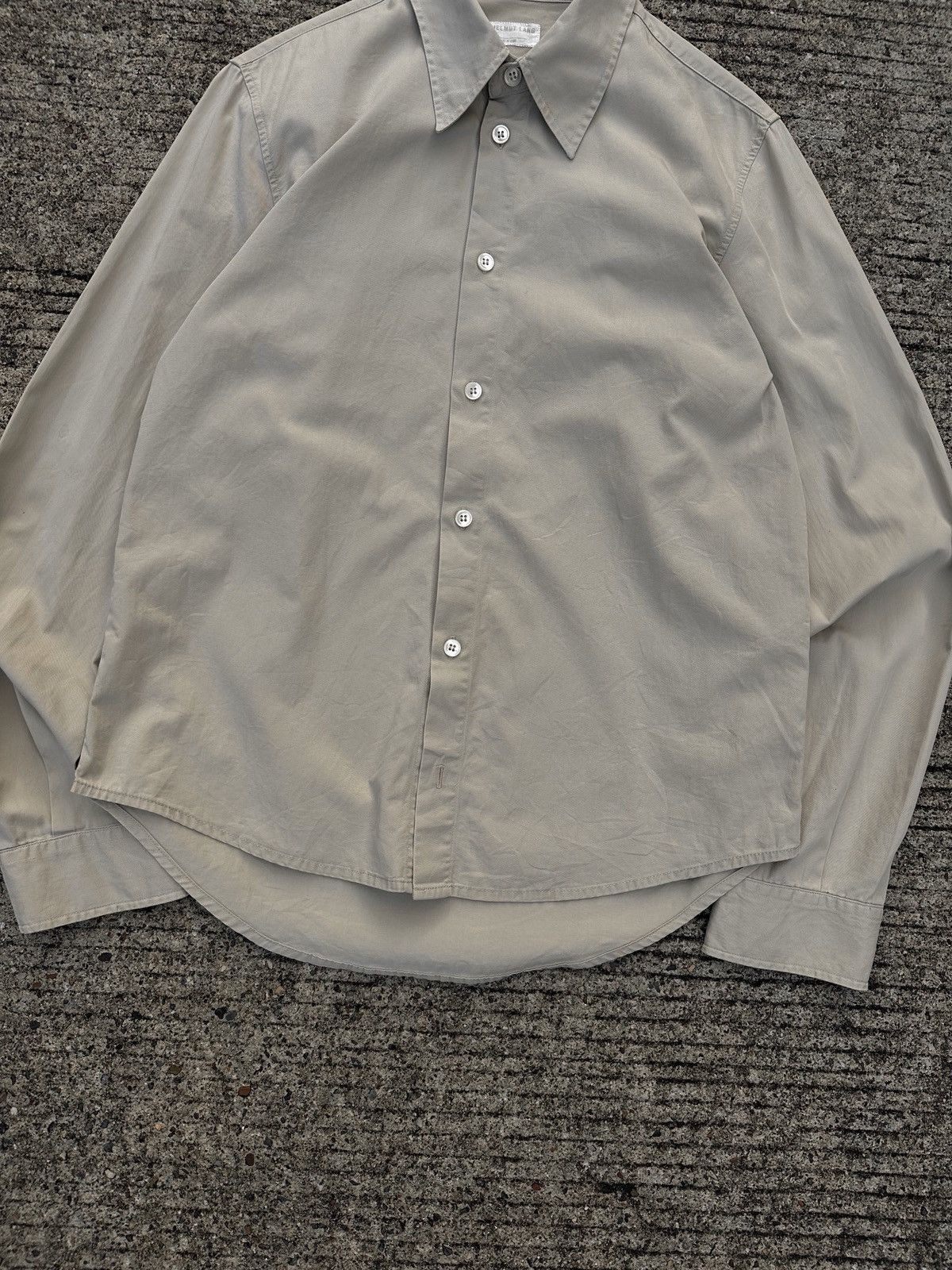 Helmut Lang Helmut Lang 1998 Long Sleeve Back Striped Shirt Size US M / EU 48-50 / 2 - 6 Thumbnail