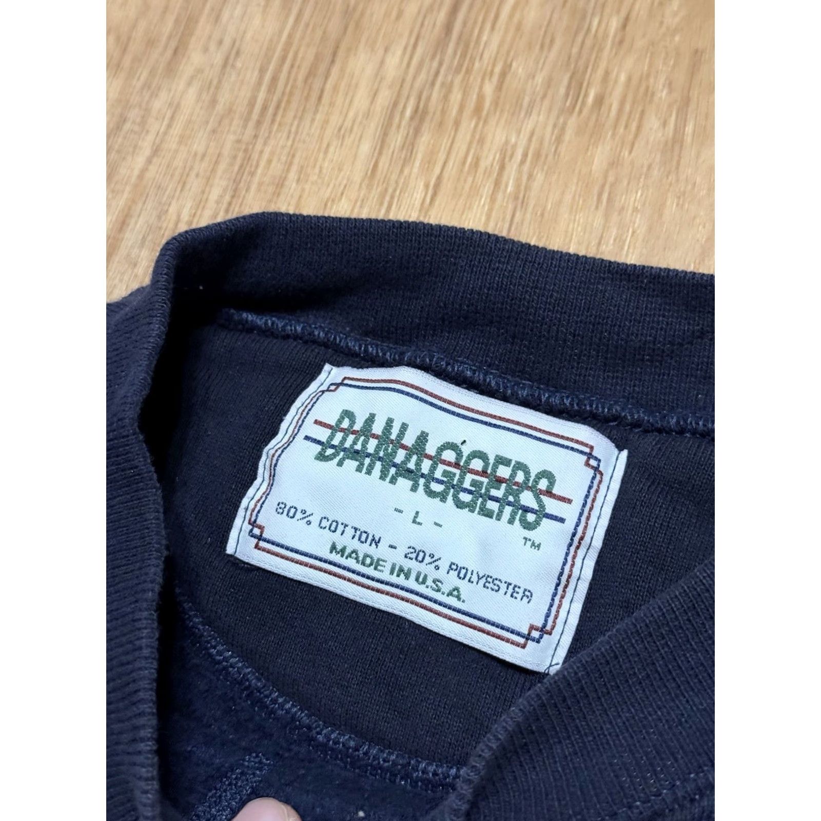 Vintage VINTAGE Golf World Championships Crewneck Sweatshirt Mens Large USA Made Navy Solid Graphic Print Size US L / EU 52-54 / 3 - 3 Thumbnail