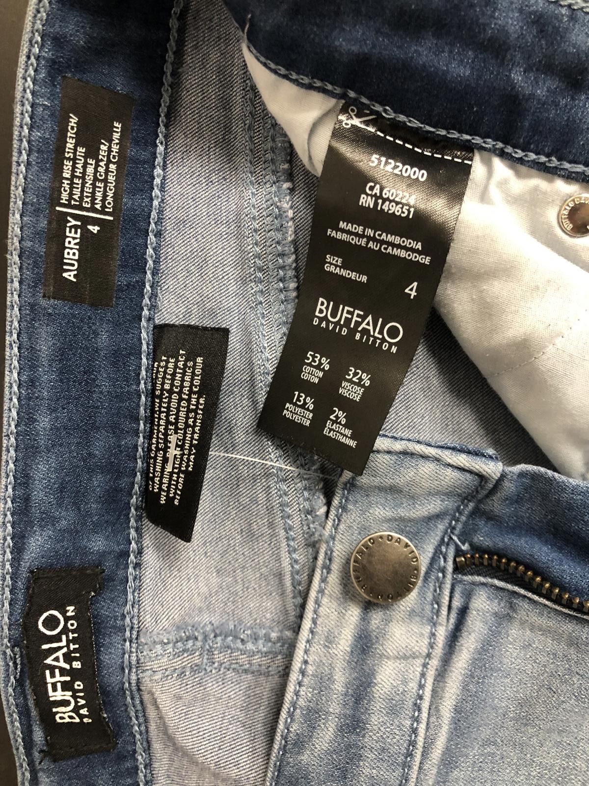 Buffalo David Bitton Buffalo David Bitton Aubrey High Rise Jeans - Light Wash Size 27" / US 4 / IT 40 - 5 Thumbnail