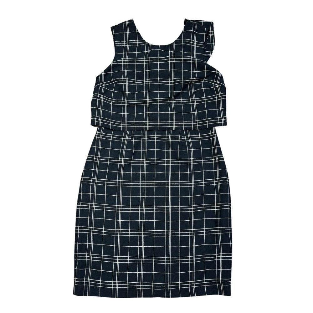 Banana Republic NWT New $128 Banana Republic Plaid Tiered Sheath Dress Size Size M / US 6-8 / IT 42-44 - 6 Thumbnail