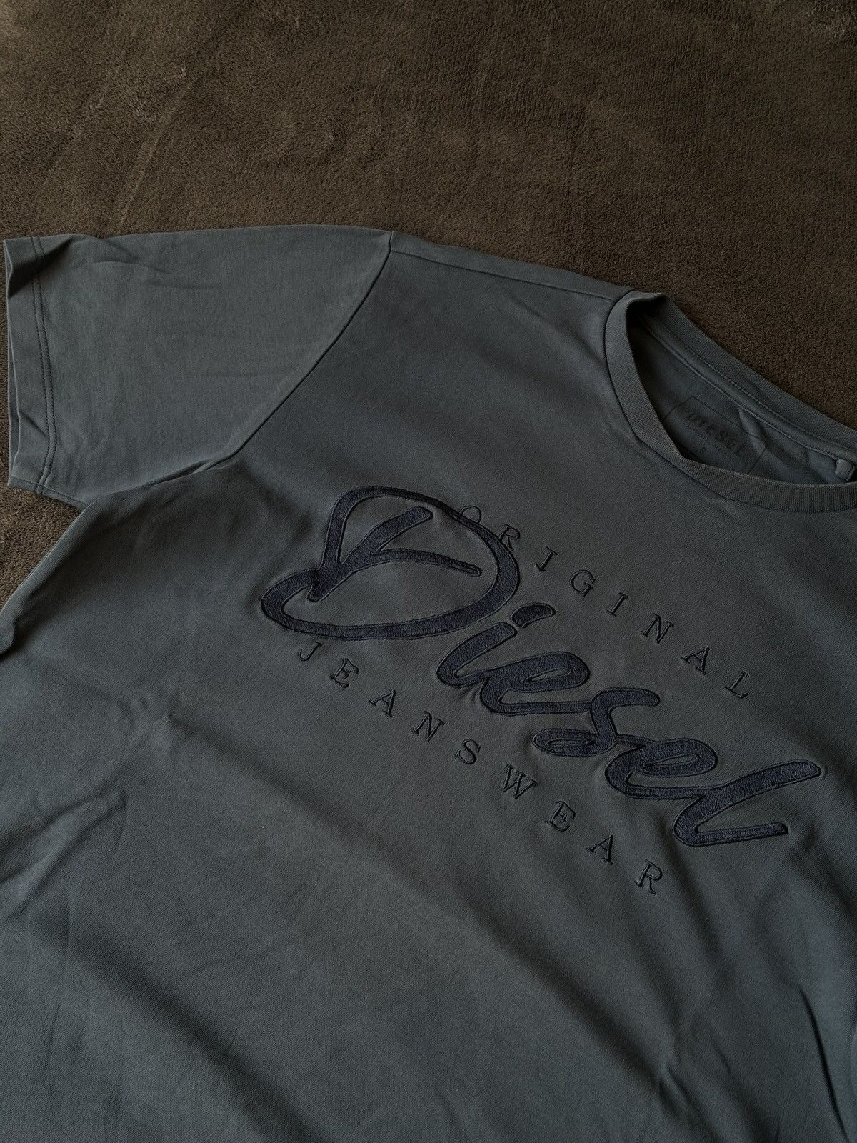 Diesel × Vintage Vintage Diesel Tee Shirt Big Logo Japan Style Size US S / EU 44-46 / 1 - 4 Thumbnail