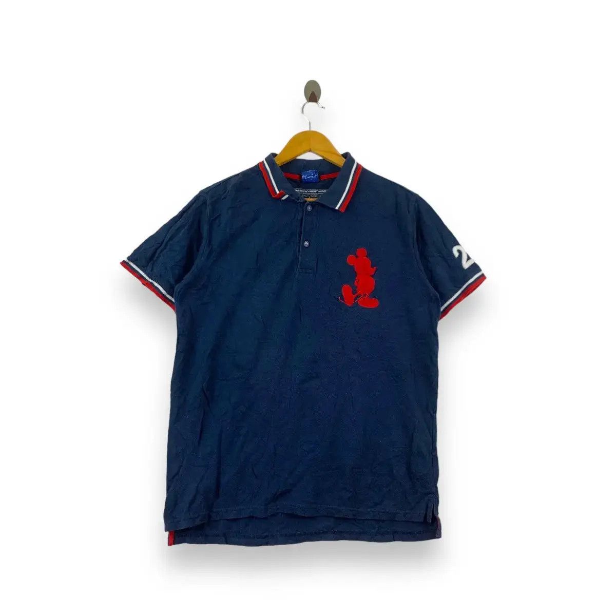 Disney BEAMS PLUS JAPAN Heart x MICKEY MOUSE Cartoon Polo Tee Size US L / EU 52-54 / 3 - 1 Thumbnail