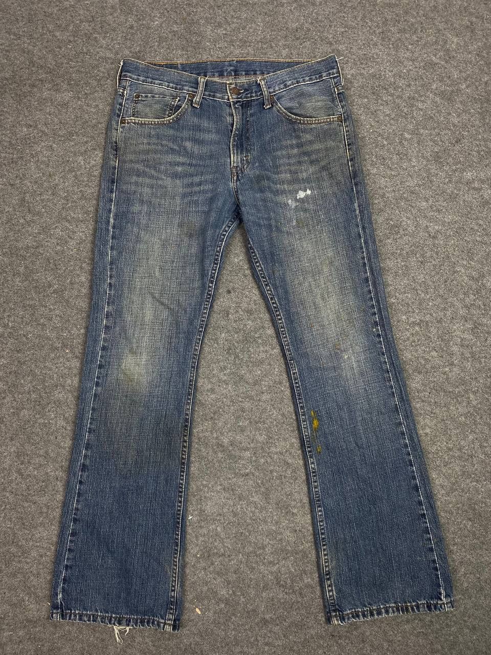 Levi's levis 527 bootcut flare denim nice design Size US 35 - 8 Thumbnail