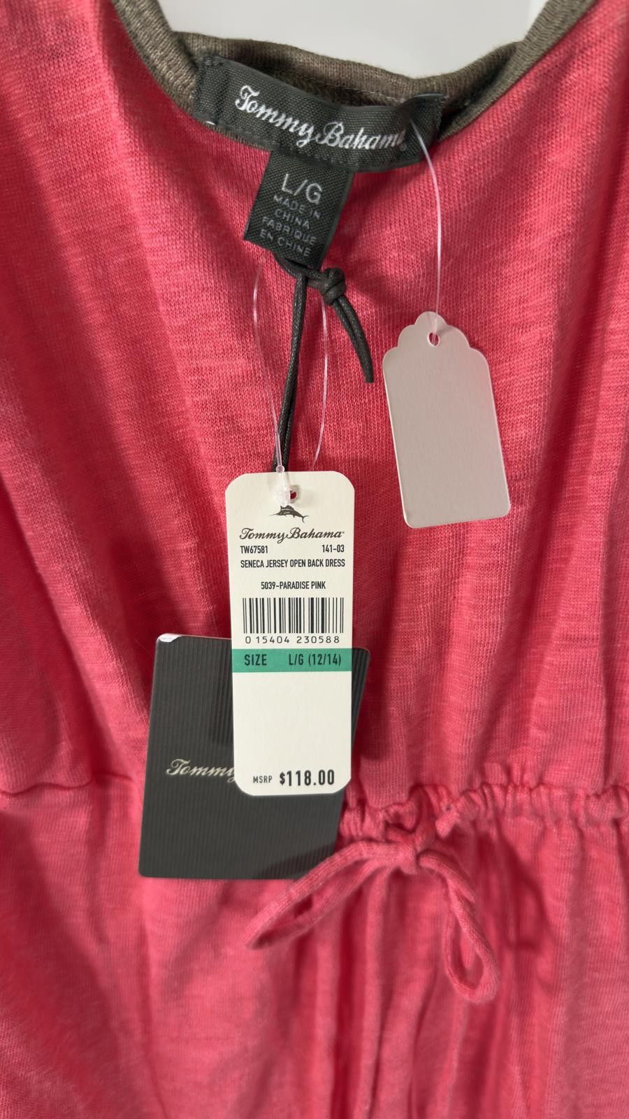 Tommy Bahama Tommy Bahama Pink Summer Dress - Size L/G Size L / US 10 / IT 46 - 3 Thumbnail