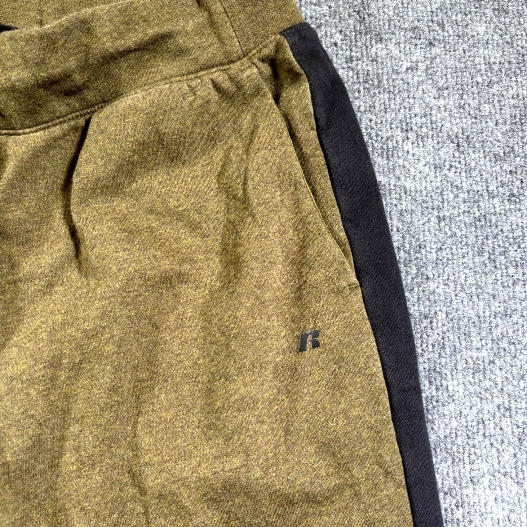 Vintage Russell Sweatpant Men's M Brown Cotton Drawstring Performance Athletic Sports Sweatpants Size US 31 - 2 Thumbnail
