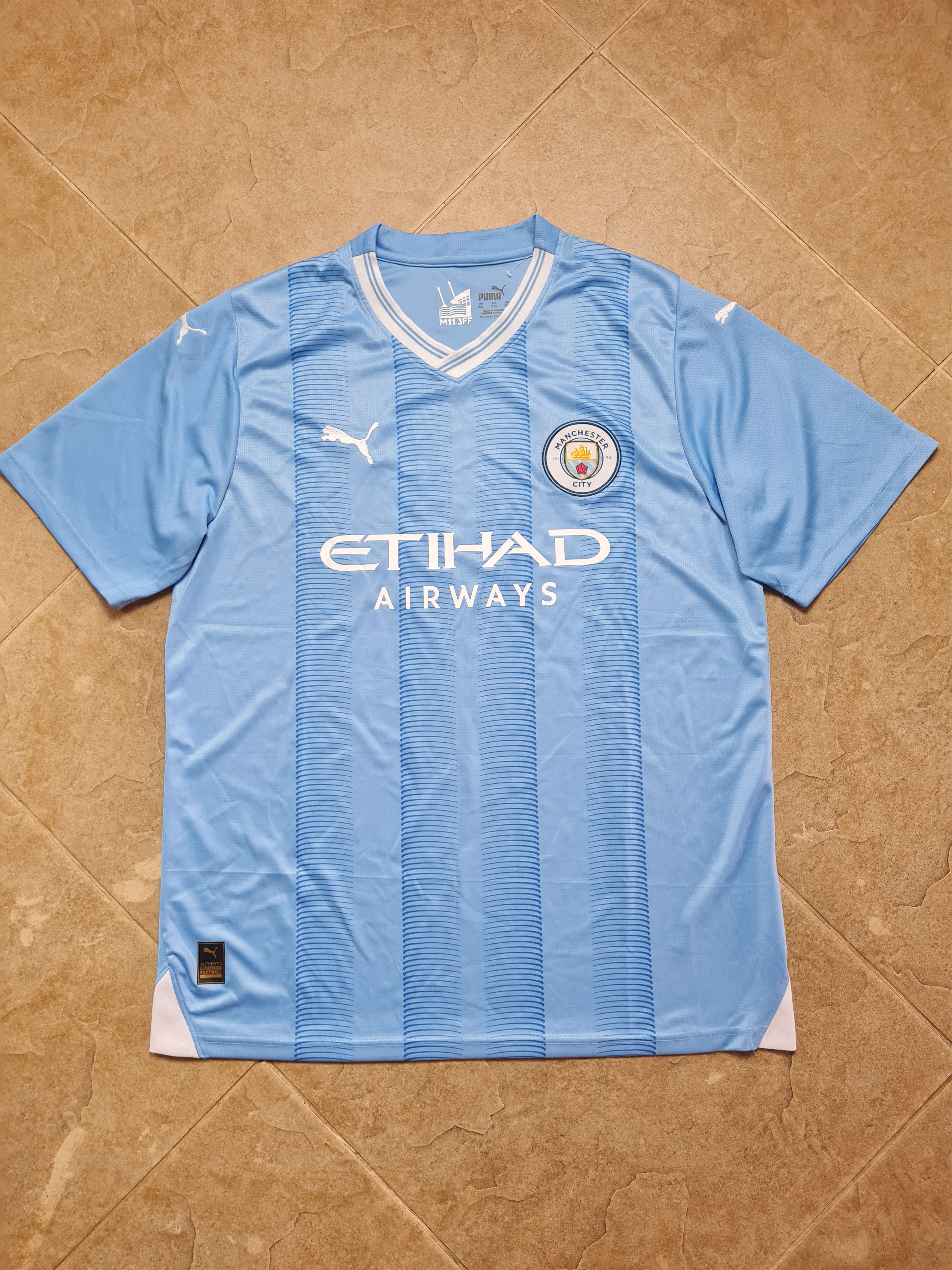 Other Manchester City Home 2023 - 2024 Soccer football Jersey Size US XXL / EU 58 / 5 - 1 Thumbnail